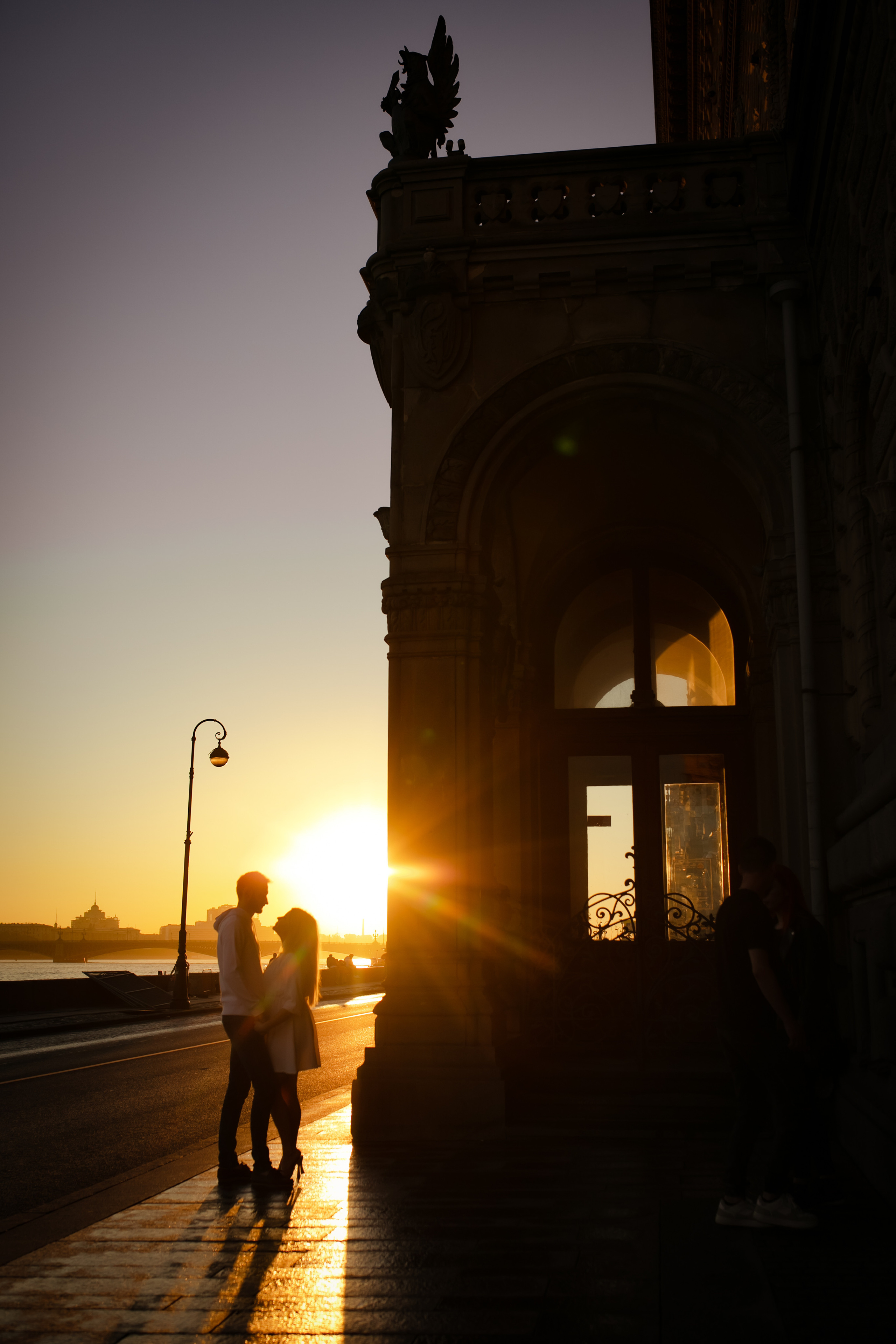 Прогулка на рассвете Оли и Егора). Фотограф в Санкт-Петербурге Разиля Идиятуллина