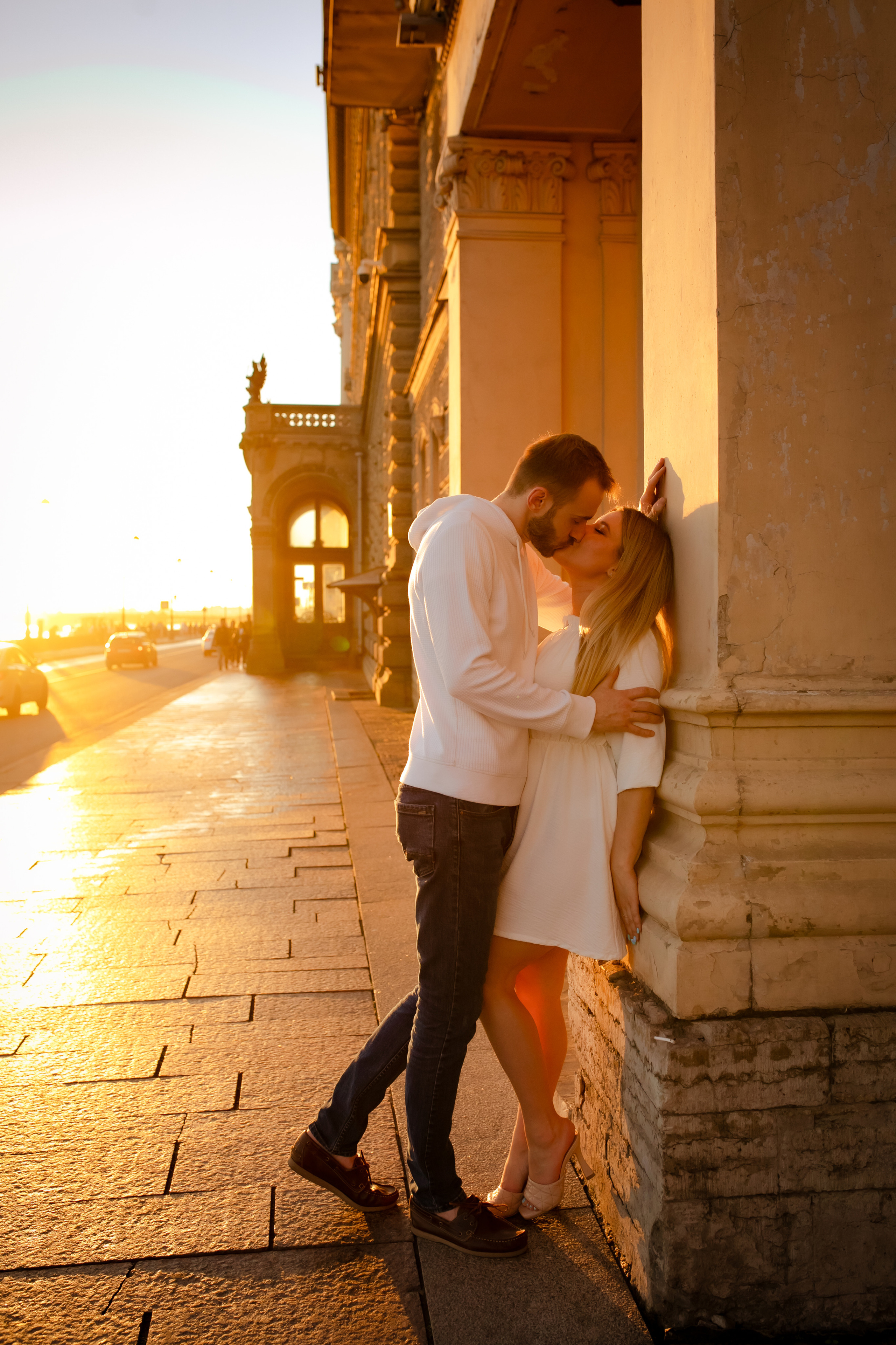 Прогулка на рассвете Оли и Егора). Фотограф в Санкт-Петербурге Разиля Идиятуллина