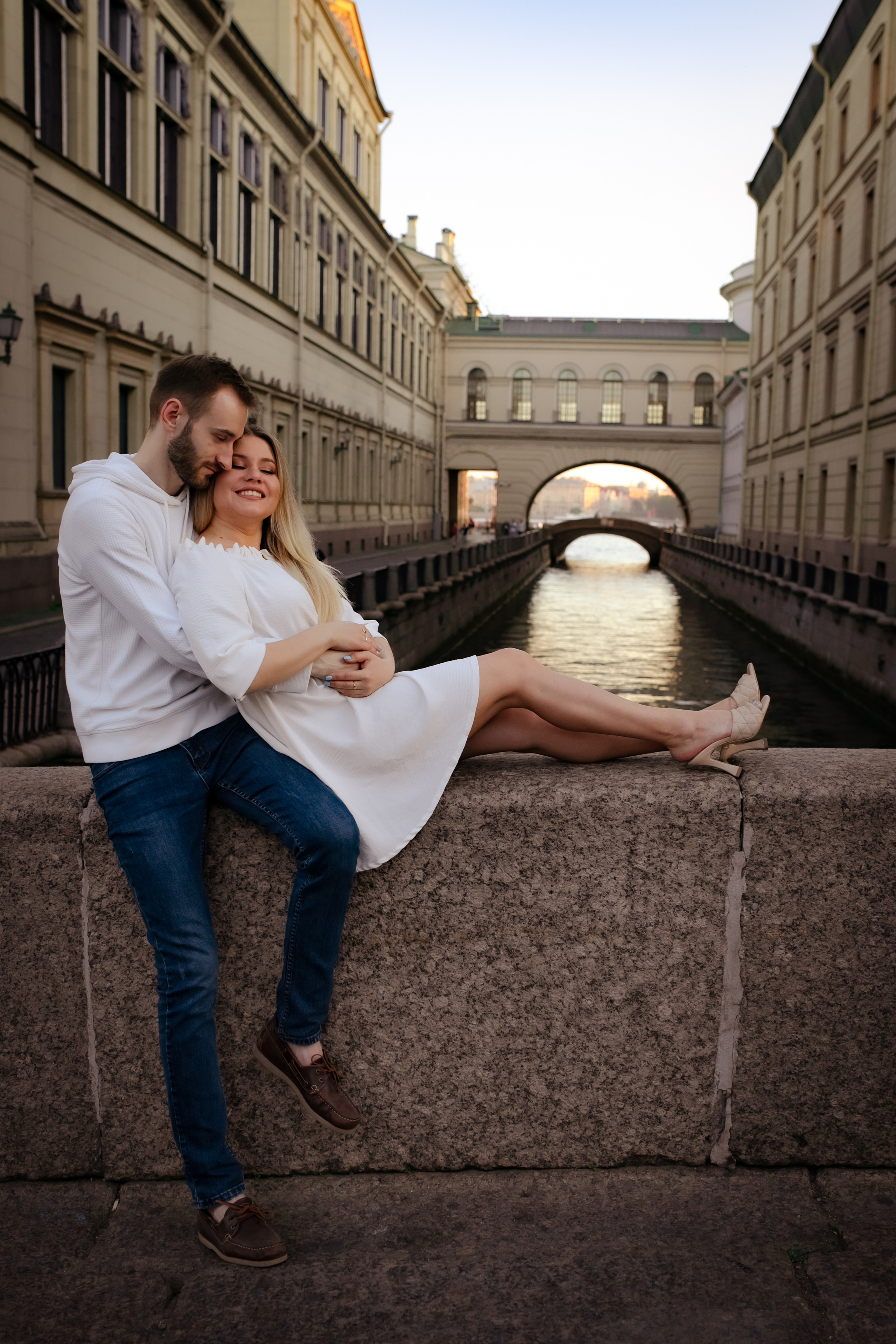 Прогулка на рассвете Оли и Егора). Фотограф в Санкт-Петербурге Разиля Идиятуллина