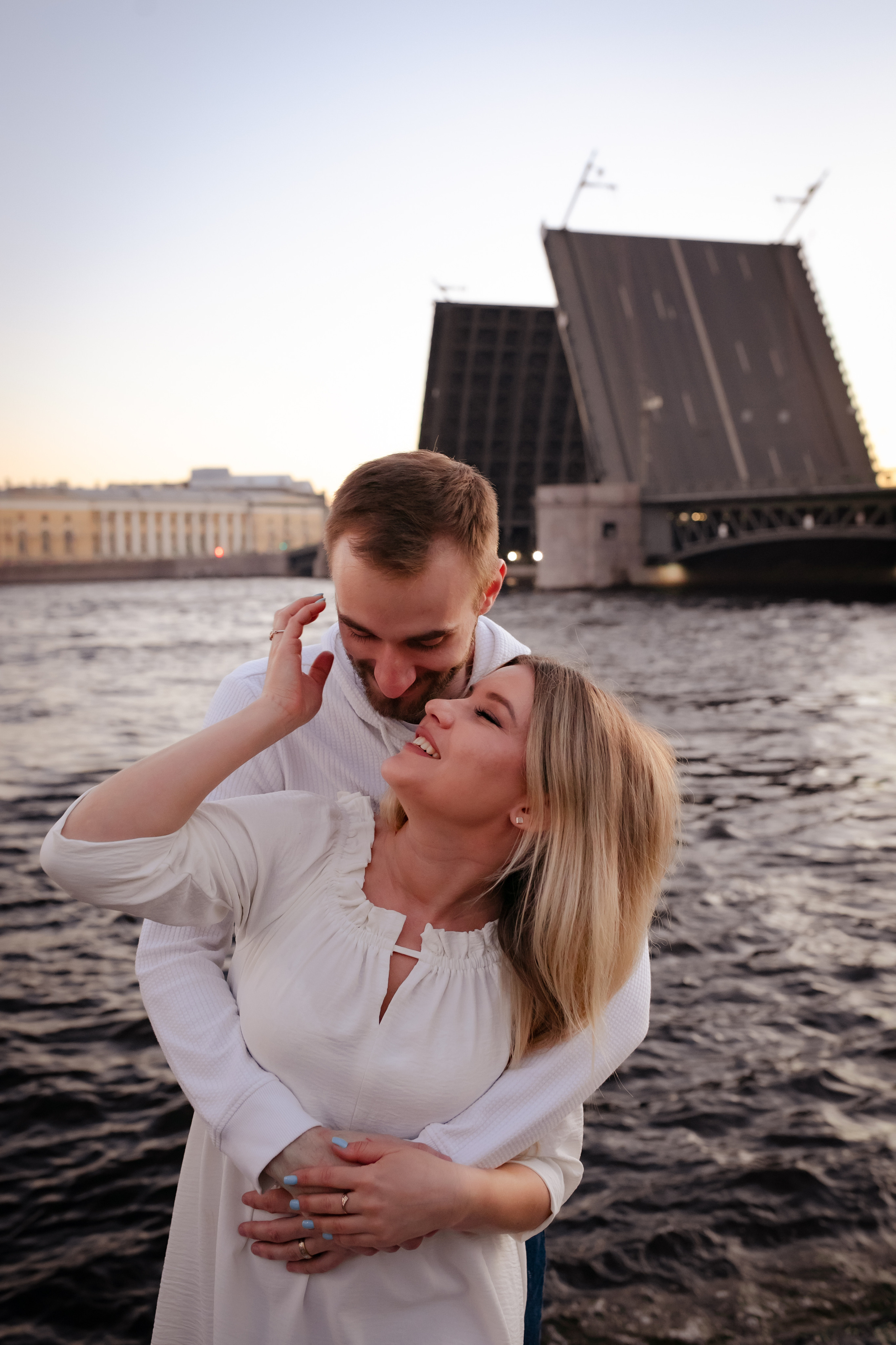 Прогулка на рассвете Оли и Егора). Фотограф в Санкт-Петербурге Разиля Идиятуллина