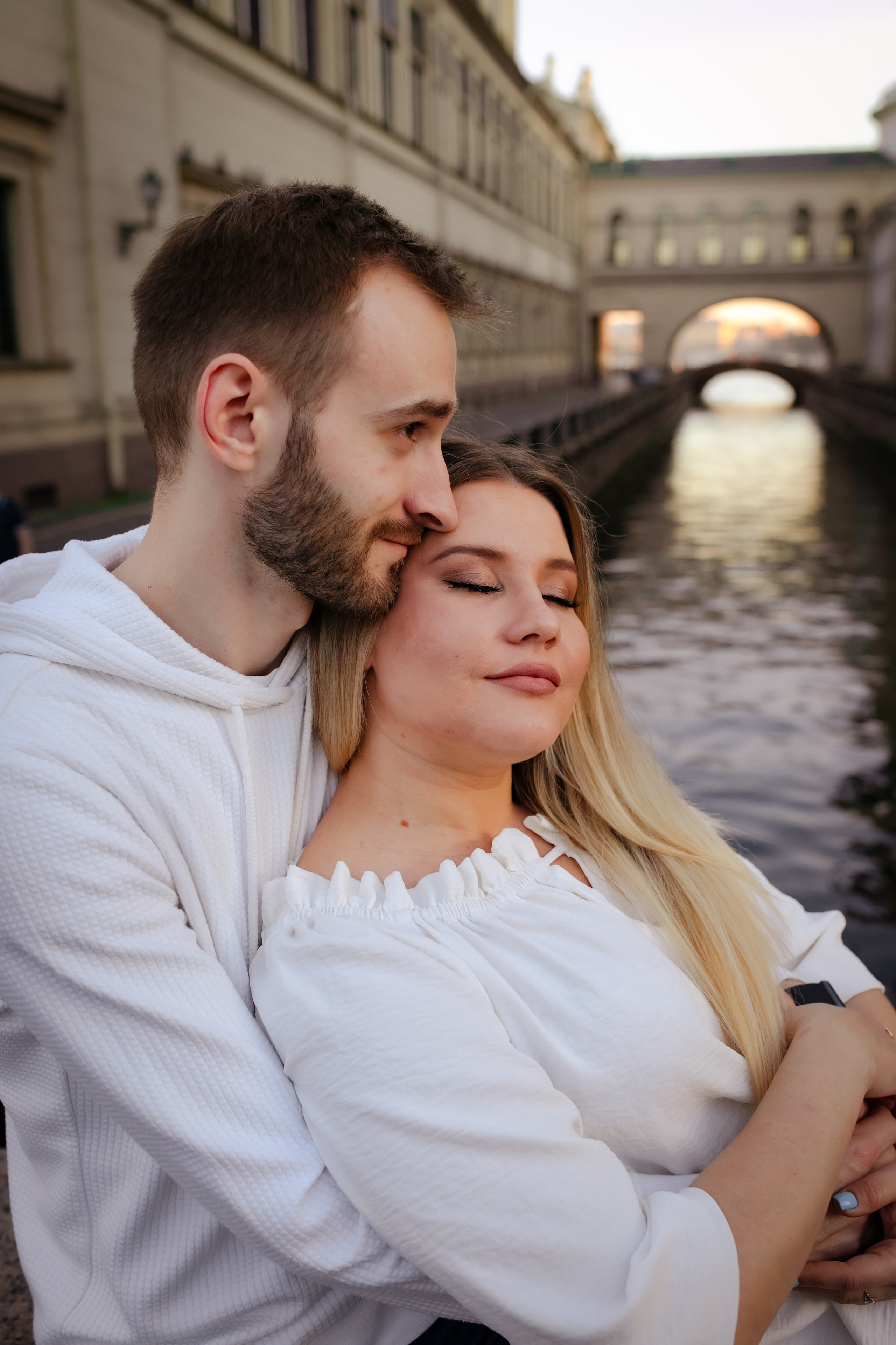 Прогулка на рассвете Оли и Егора). Фотограф в Санкт-Петербурге Разиля Идиятуллина