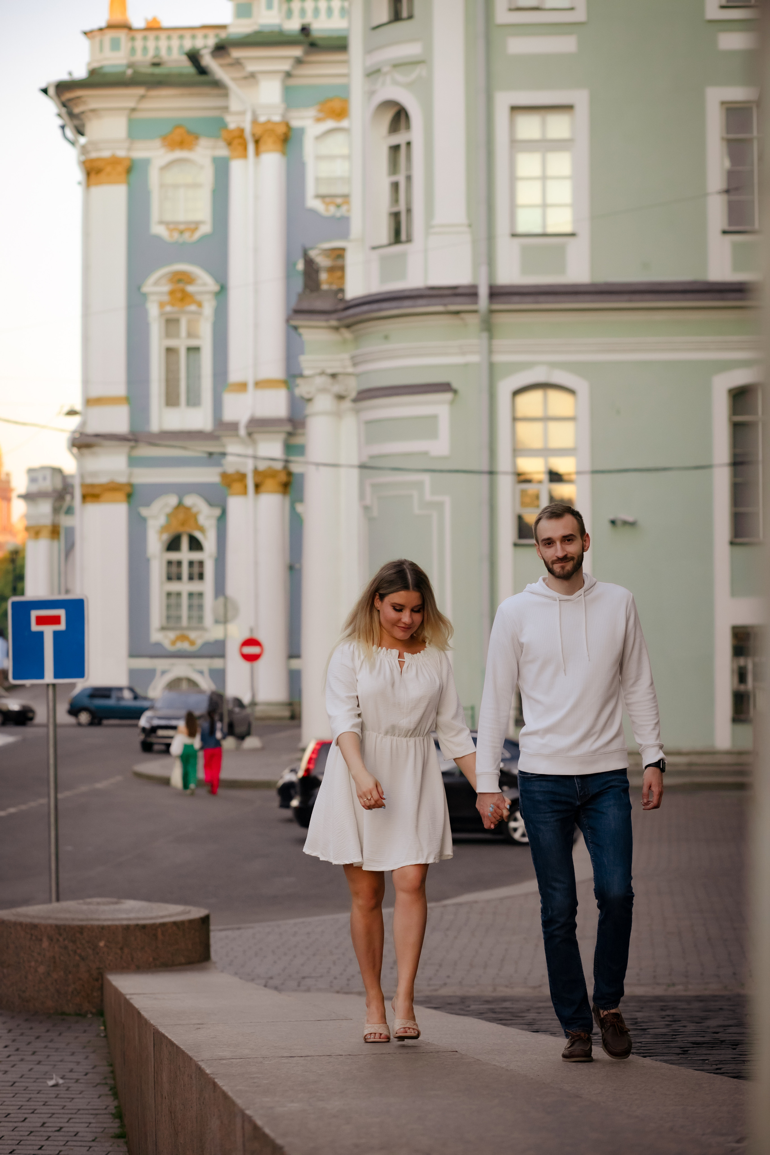 Прогулка на рассвете Оли и Егора). Фотограф в Санкт-Петербурге Разиля Идиятуллина