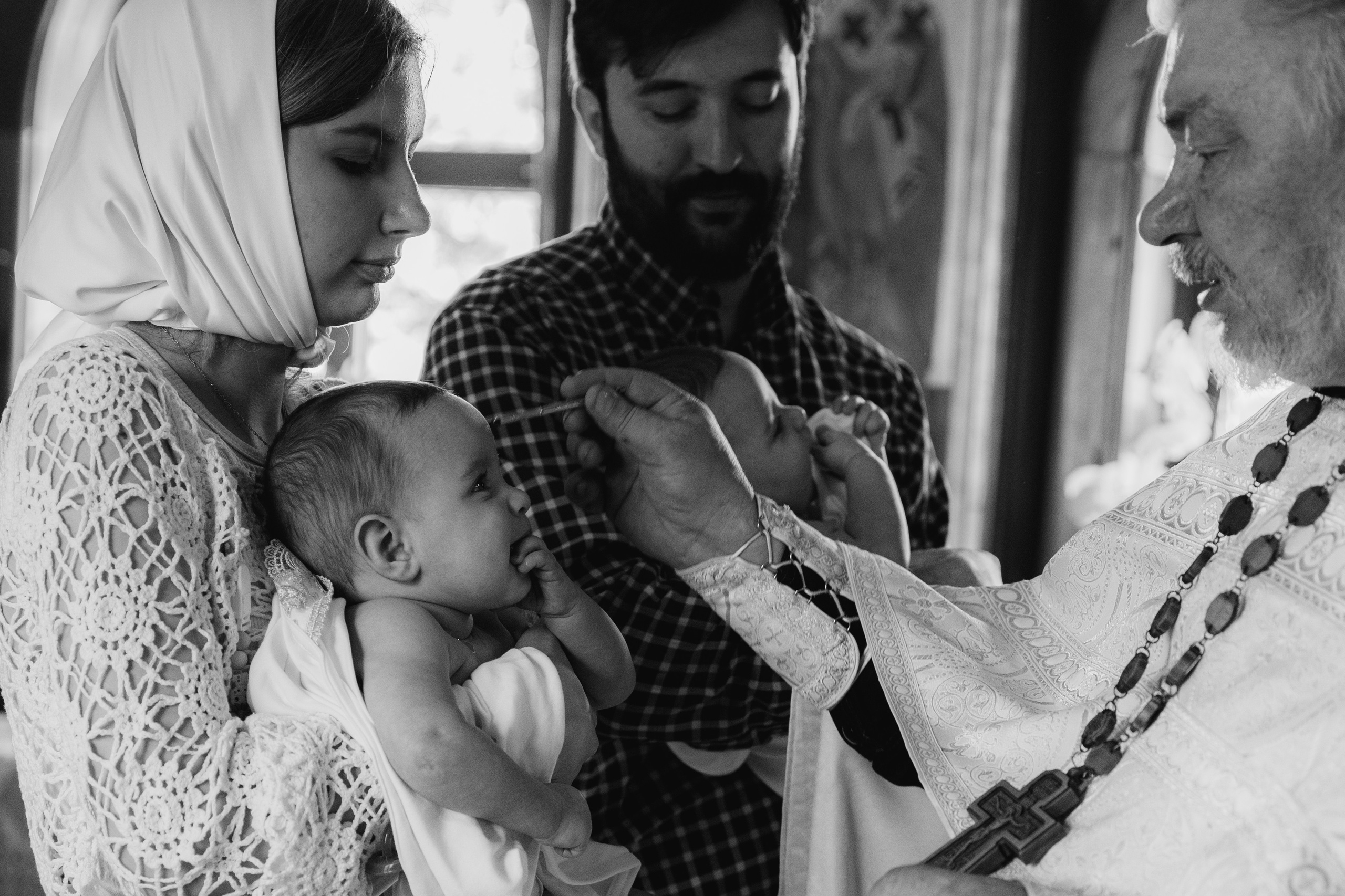 Крещение Даши и Маши. Семейный фотограф документалист в Пензе Лопатинская Татья