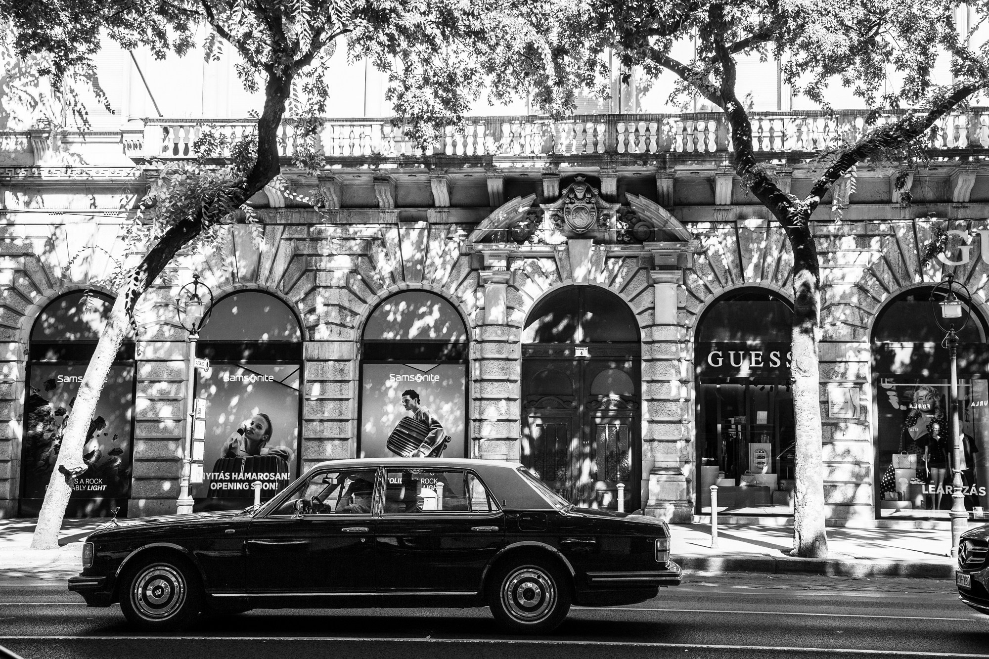 A Rolls-Royce on Andrássy Avenue