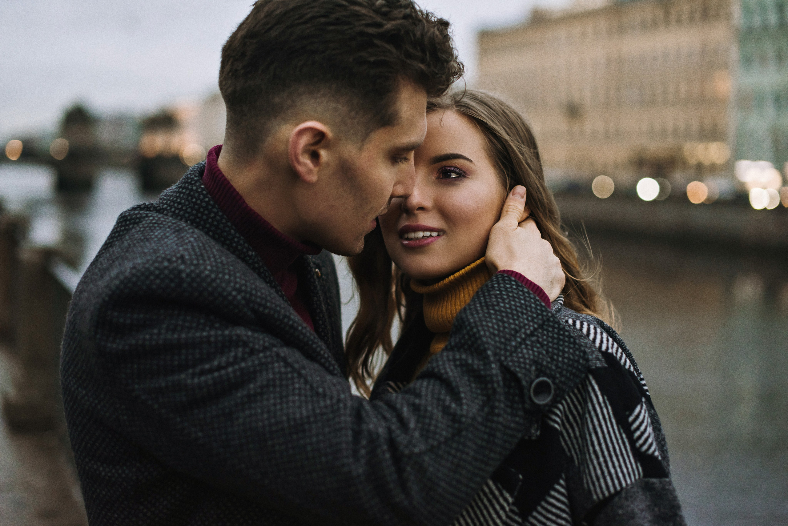 Настя и Игорь. Вечерний центр. Свадебный фотограф в Санкт-Петербурге София Шубик