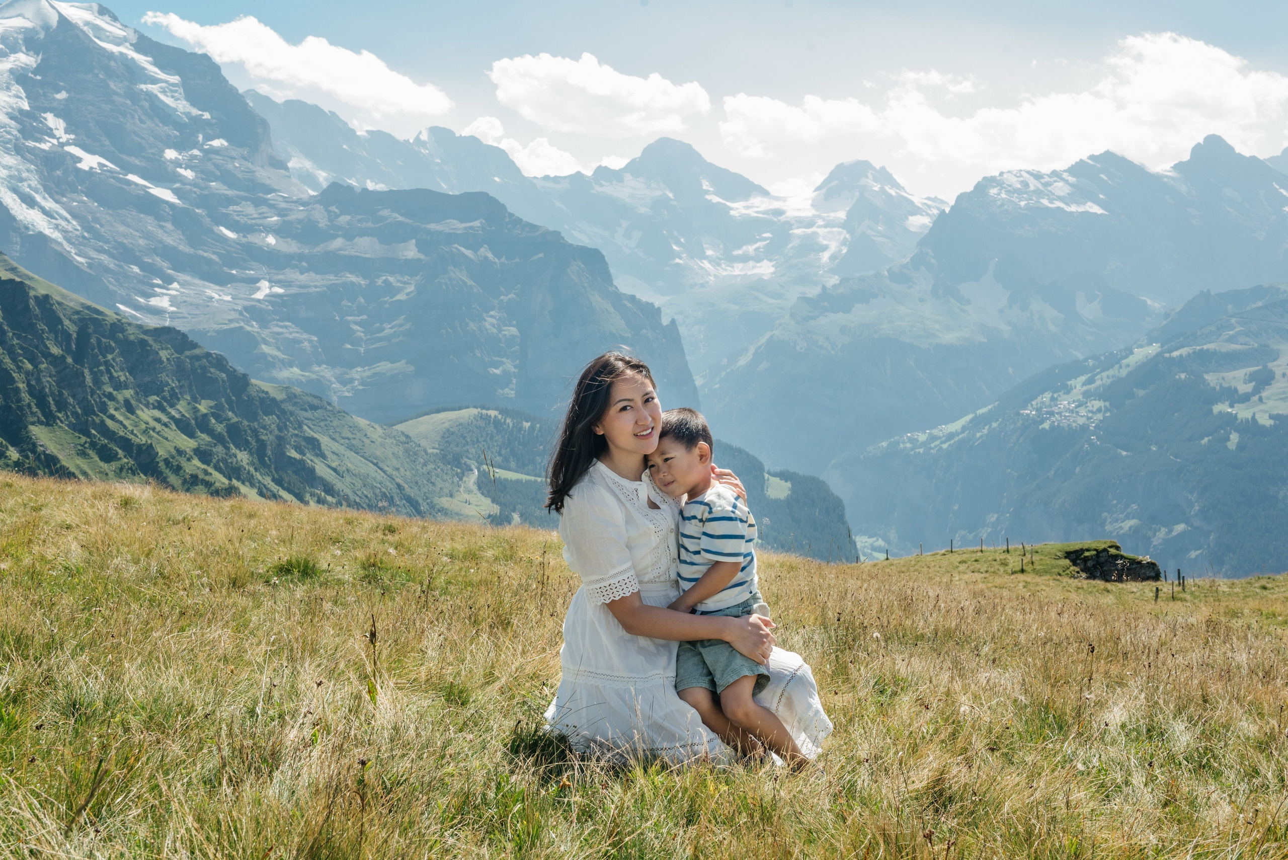 Dorothy, Richard, Zoe and Liam (Mannlichen). Photographer in Switzerland and Europe Anna Alekseenko