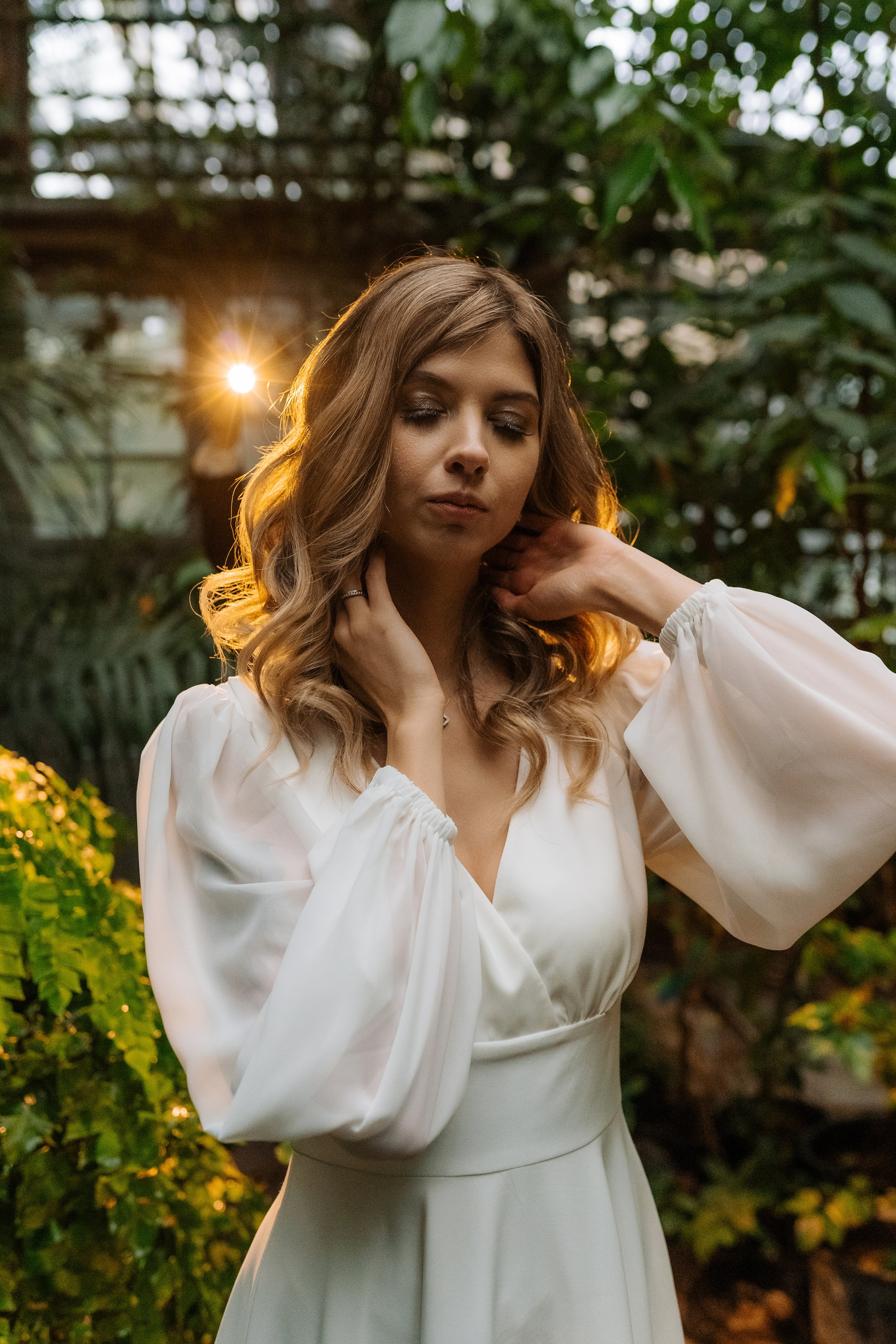 Свадебная фотосессия в оранжерее, Москва. Свадебный фотограф в Москве Анна Полушина