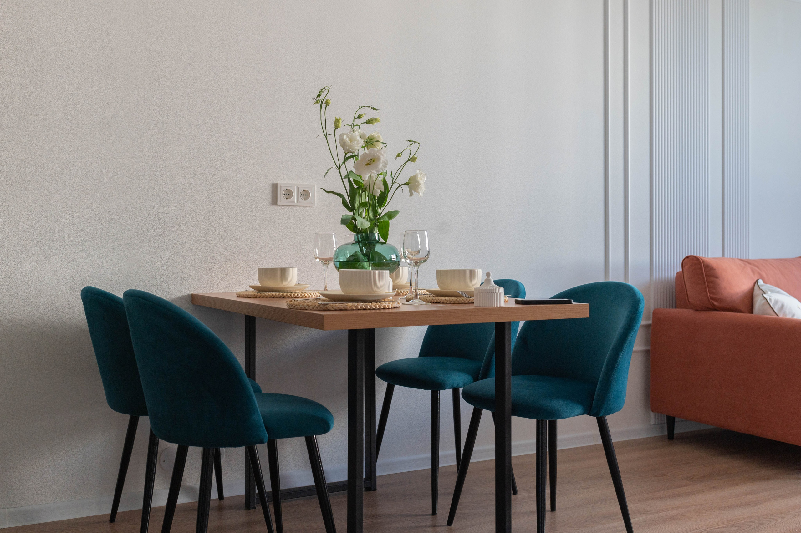 Съемка 1-к квартиры для посуточной аренды ЖК «Волга Парк». Интерьерный фотограф в Ярославле. Вероника Лазыкина