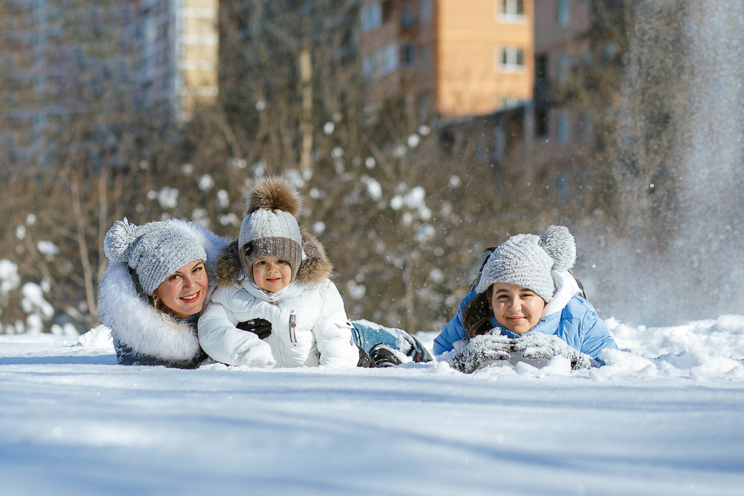 Зимние забавы. Семейный фотограф в Краснодаре
