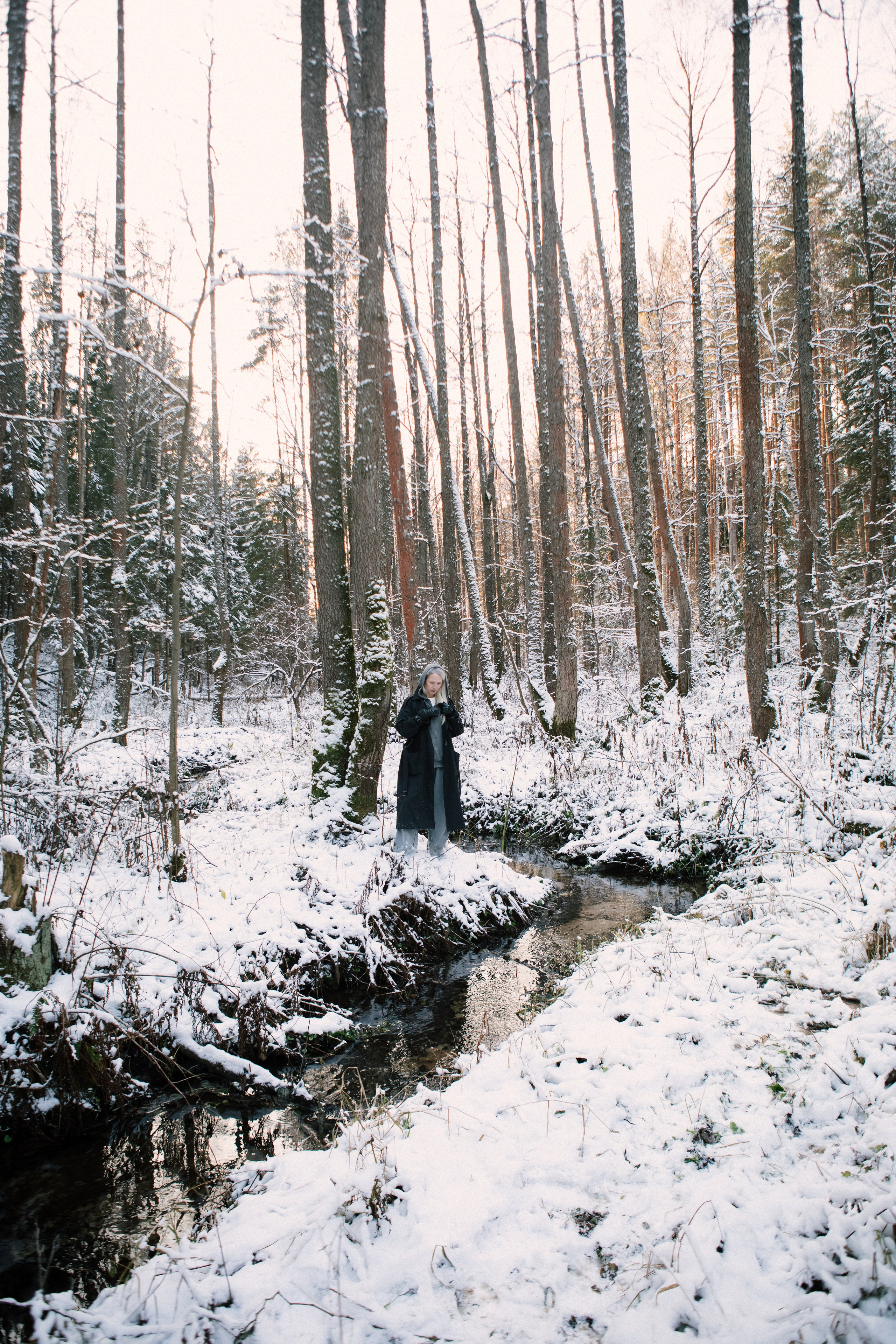 Фотопрогулка в зимнем лесу. Портретный фотограф в Иванове Ольга Гуральник
