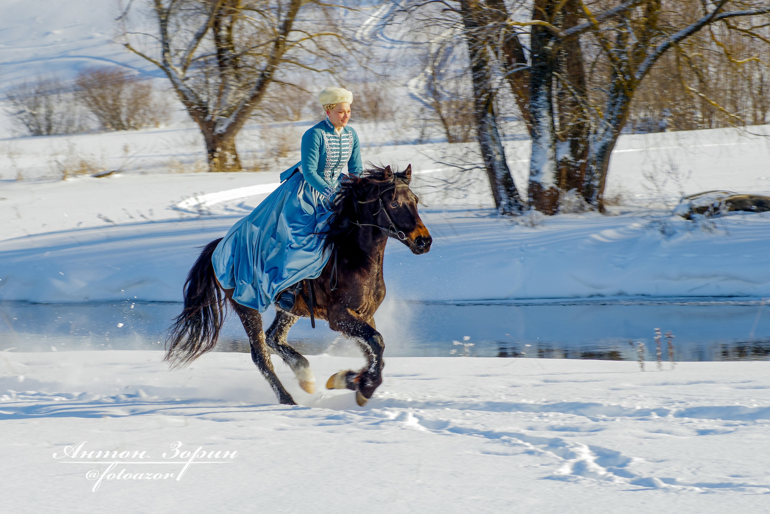 Конная охота. Семейный и детский фотограф Антон Зорин