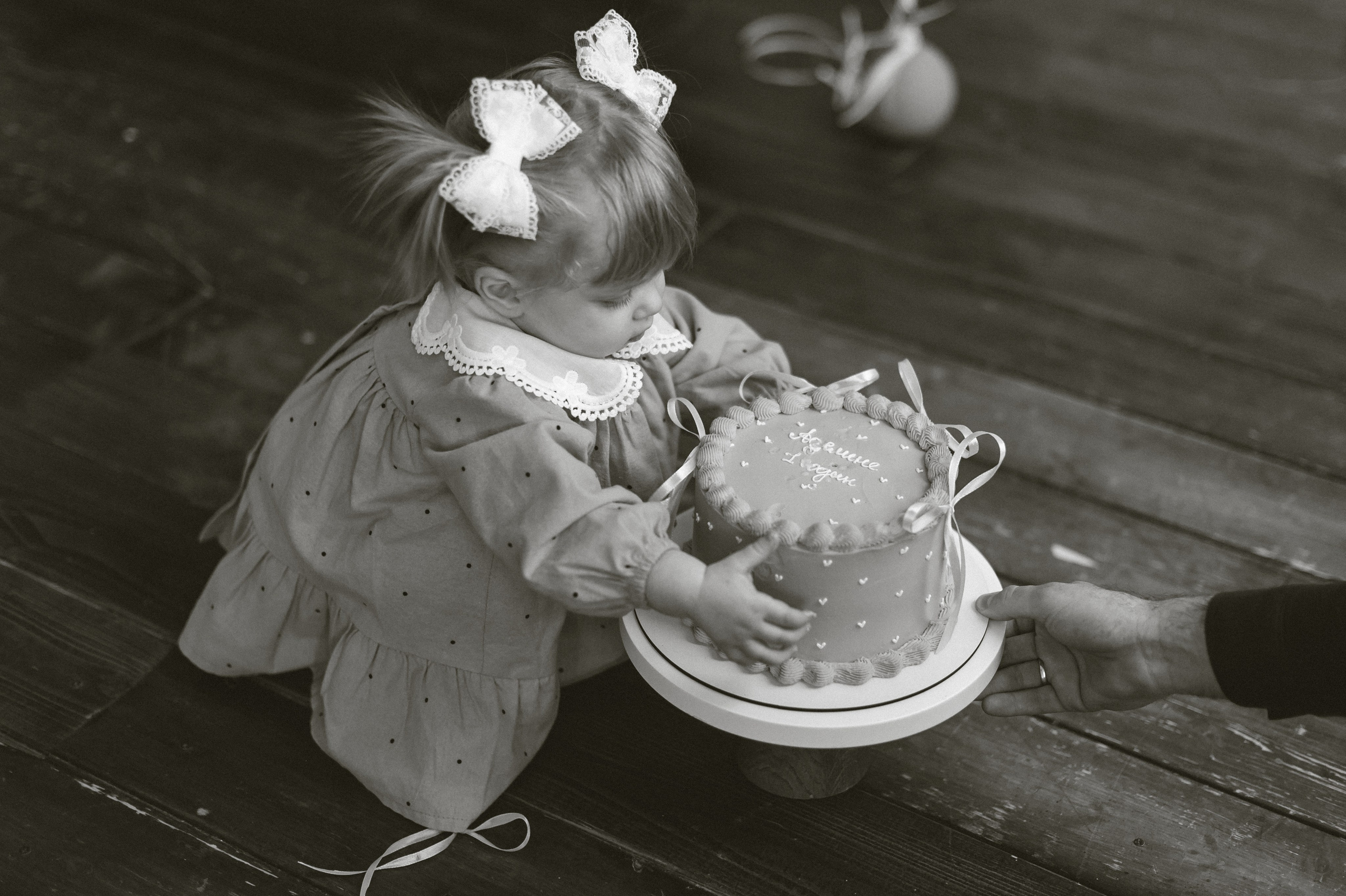 Годик Аделине. Студийная съёмка. Семейный фотограф в г. Ставрополь, Сорокина Мария