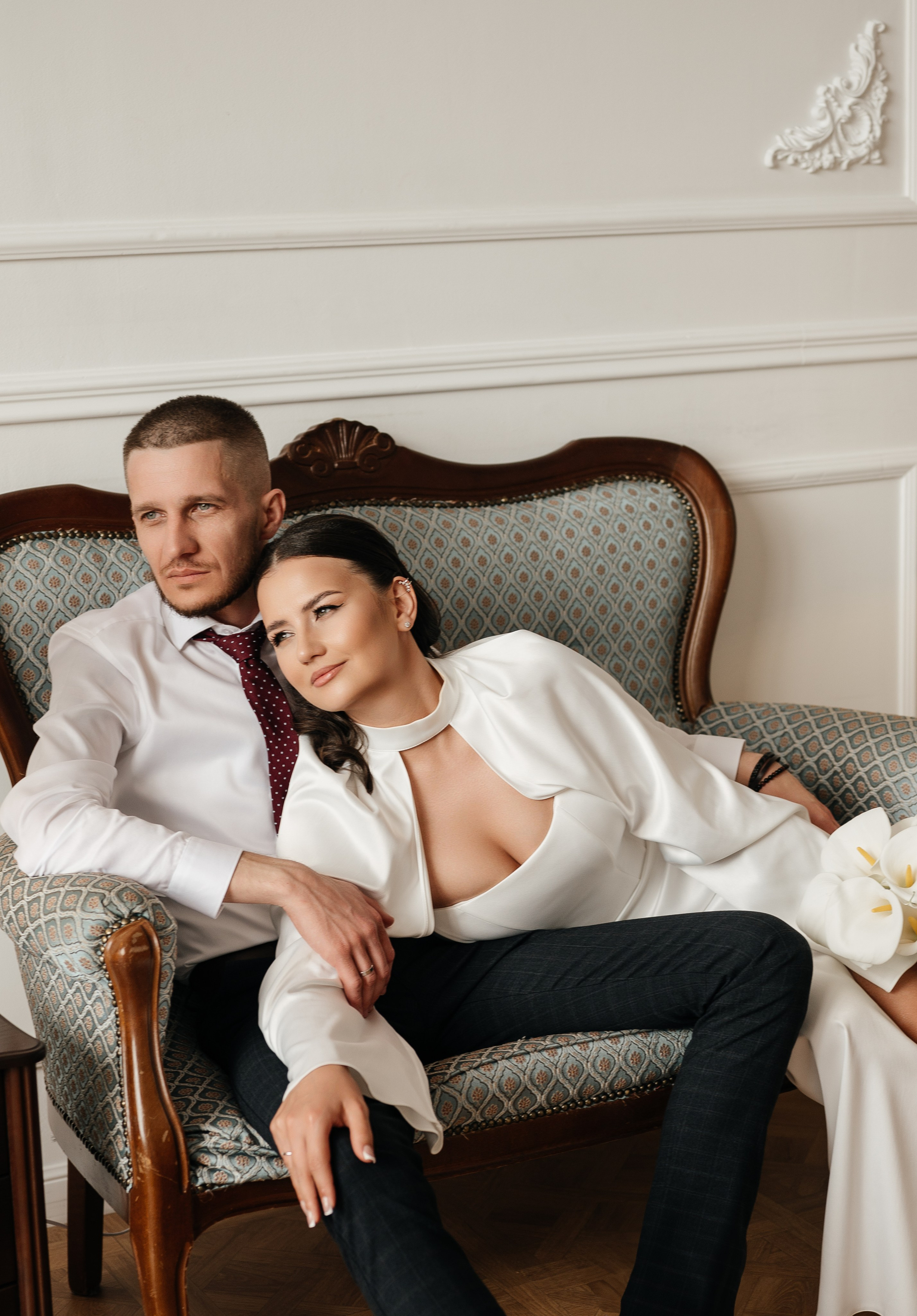 Свадебная фотосессия в студии. Свадебный и семейный фотограф в Краснодаре Алина Мельник