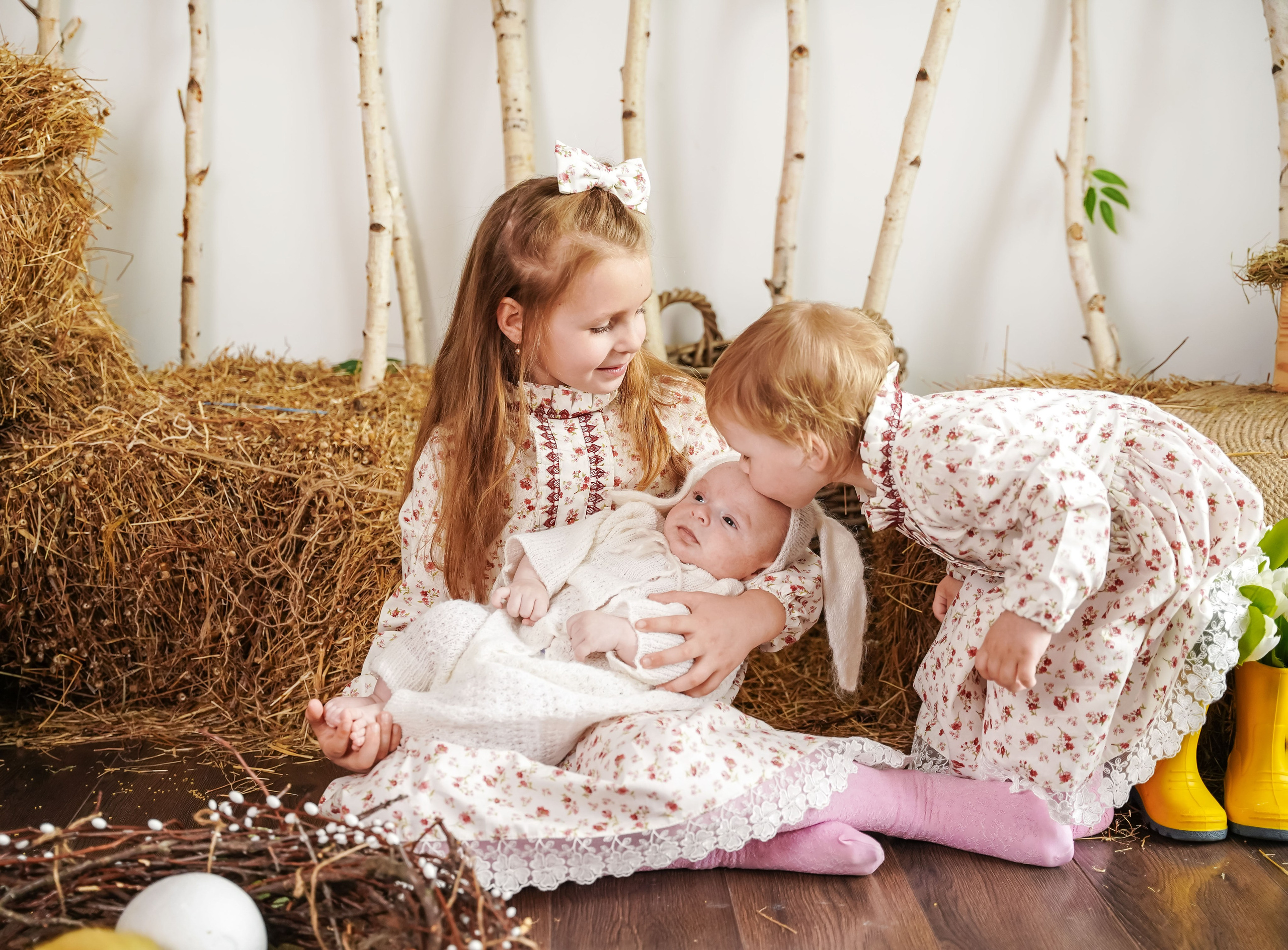 ПРОЕКТ «ПАСХАЛЬНЫЙ» С УТЯТАМИ. Фотограф в Ялте Инна Найден. Детский и семейный фотограф