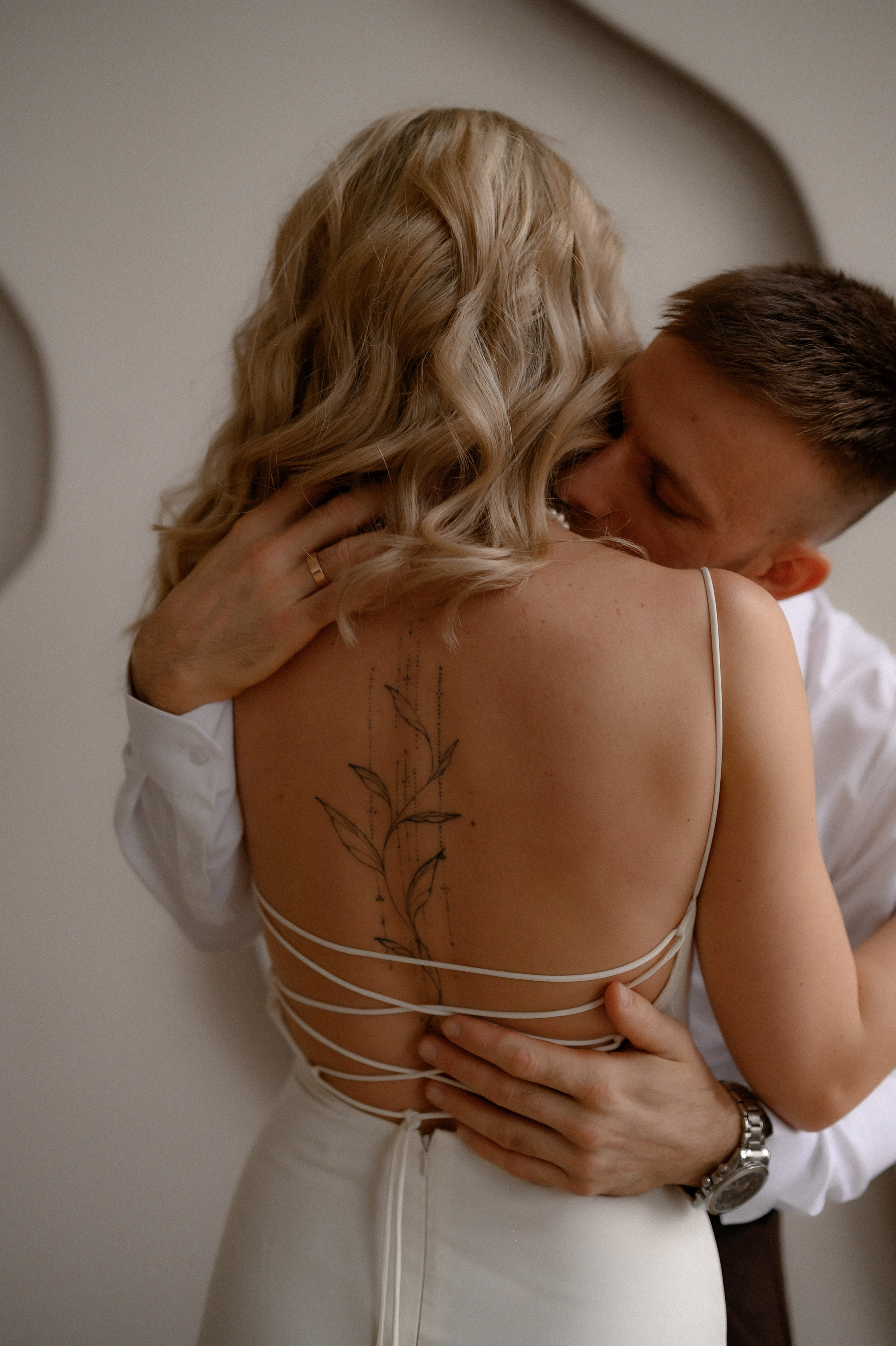 Коля и Алёна в студии. Семейный и свадебный lifestyle-фотограф в Москве Мария Петрова