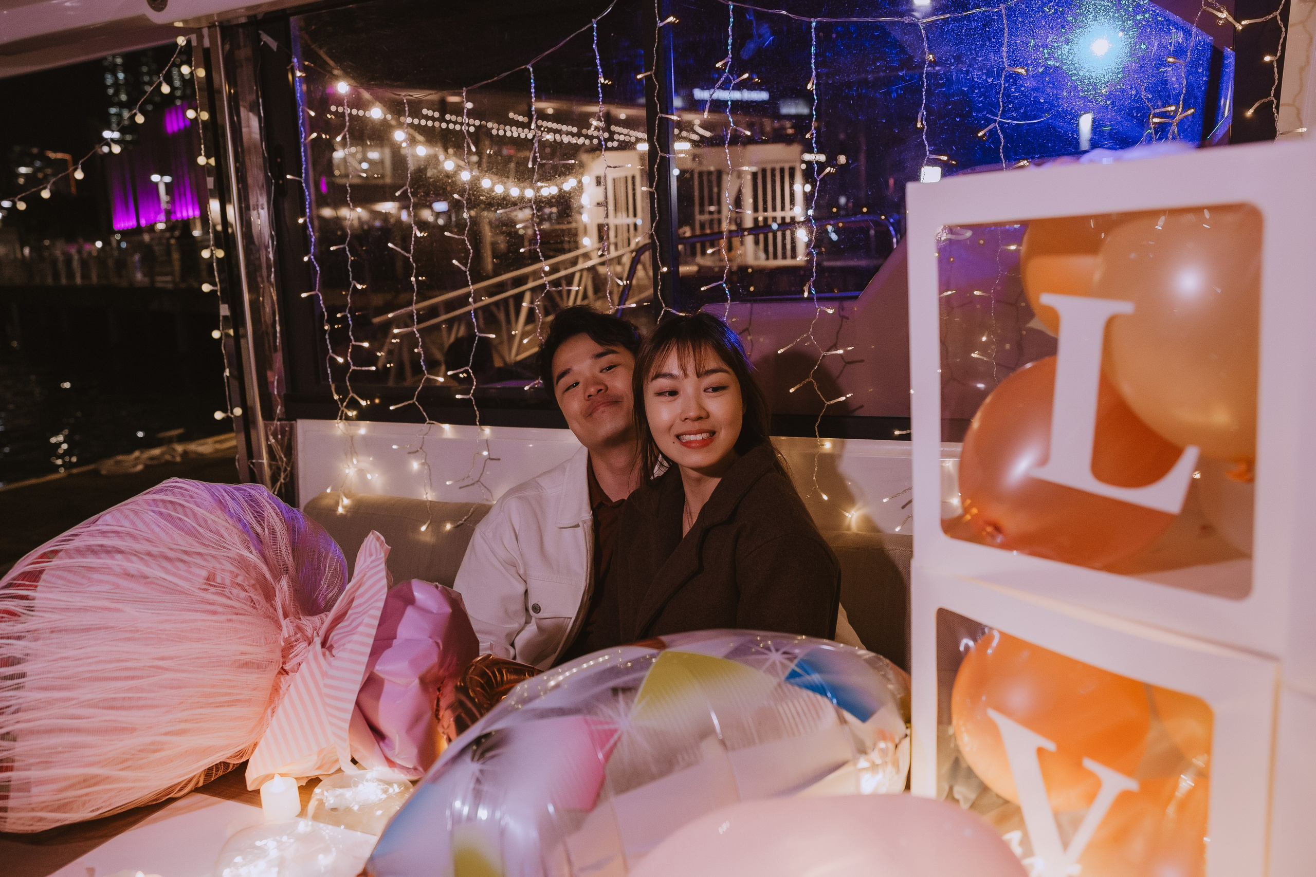 Предложение руки и сердца на яхте во время вечерней прогулке в Пусане. ВАШ ФОТОГРАФ В ПУСАНЕ (Южная Корея) Александра Ануфрий