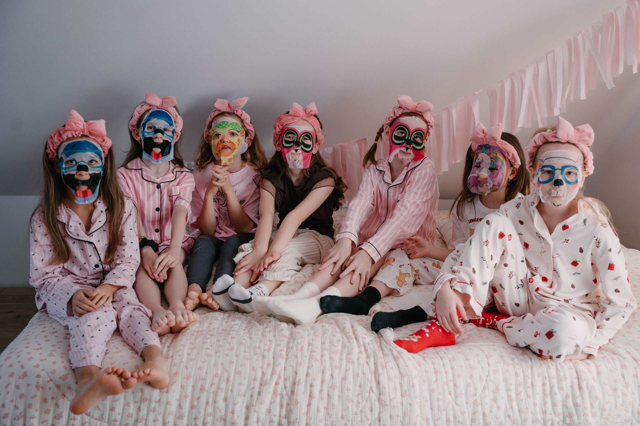 Пижамная вечеринка Варе 9 лет. Свадебный и семейный фотограф в Воронеже Анастасия Бойко
