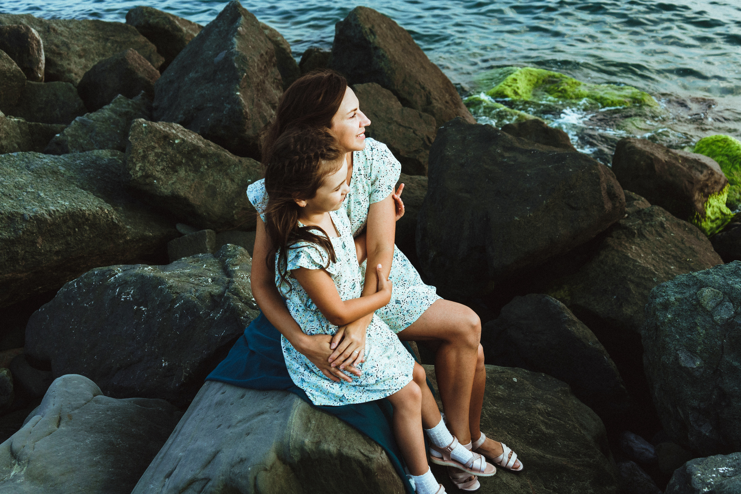 Фотосессия мама и дочки. Фотограф в Сочи Тиунова Маргарита и Тиунов Евгений