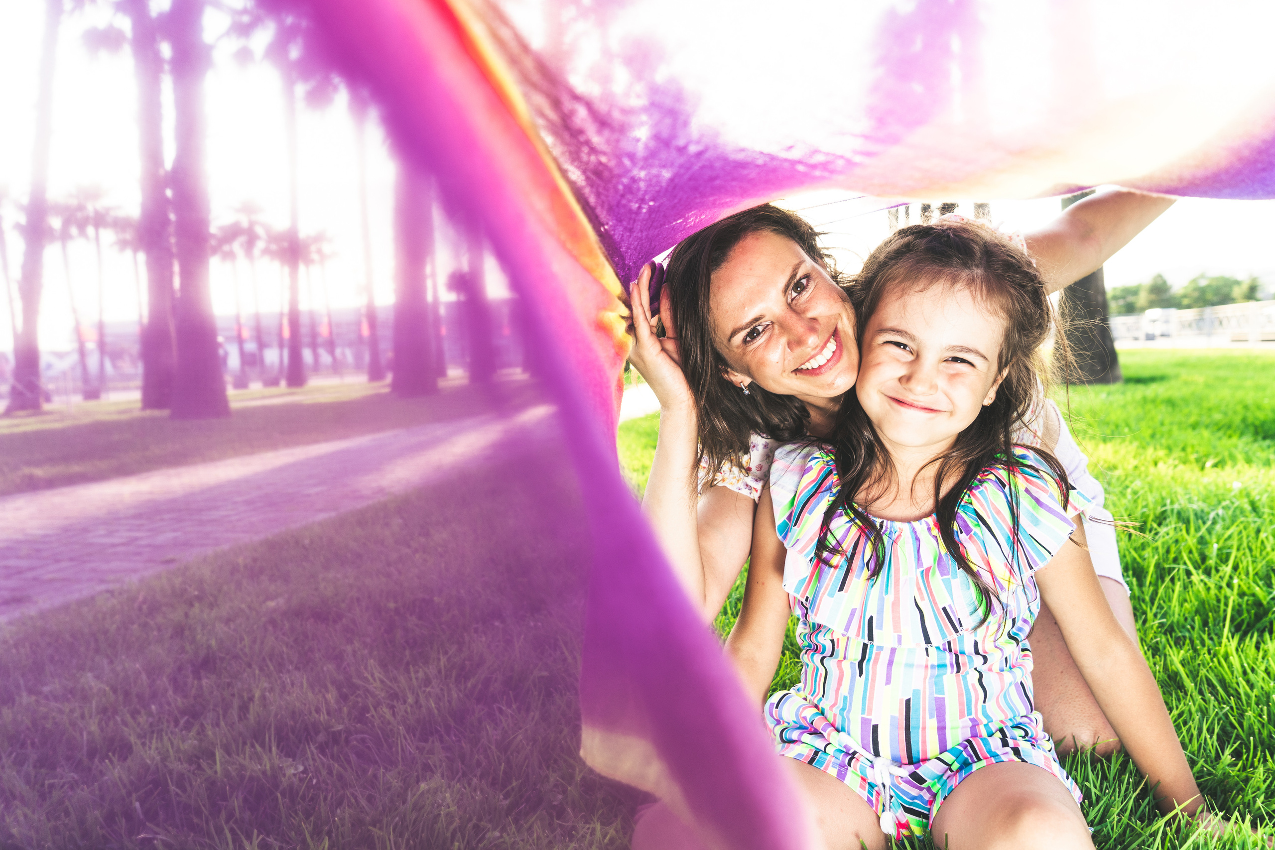 Фотосессия мама и дочки. Фотограф в Сочи Тиунова Маргарита и Тиунов Евгений