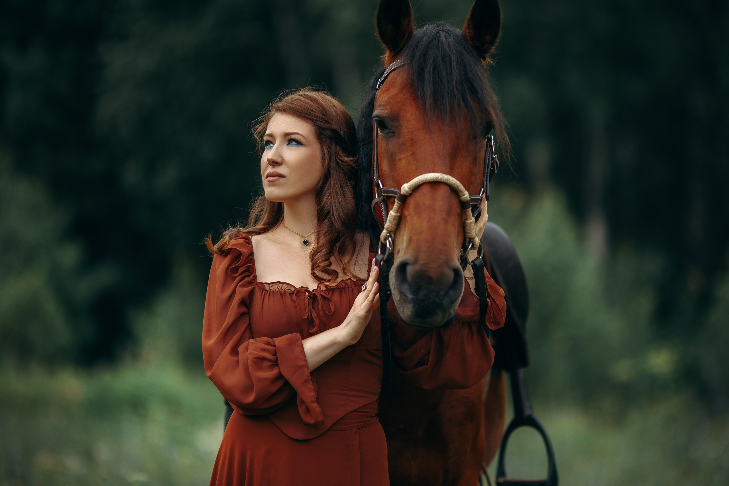 Елена и Талисман. Анна Молчанова конный фотограф в Тюмени | фотосессии с лошадьми Тюмень