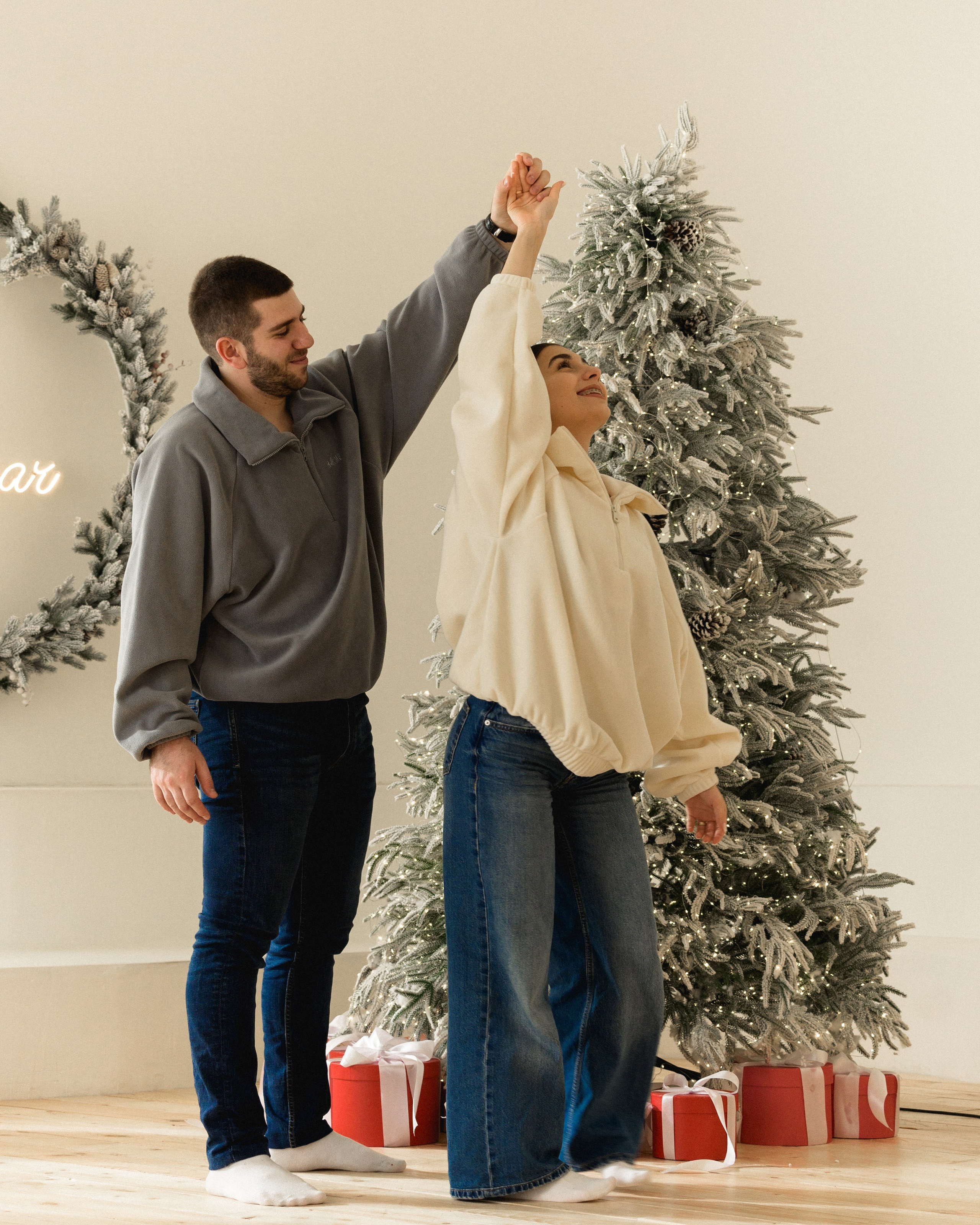 Лав стори новогодняя в студии Modo