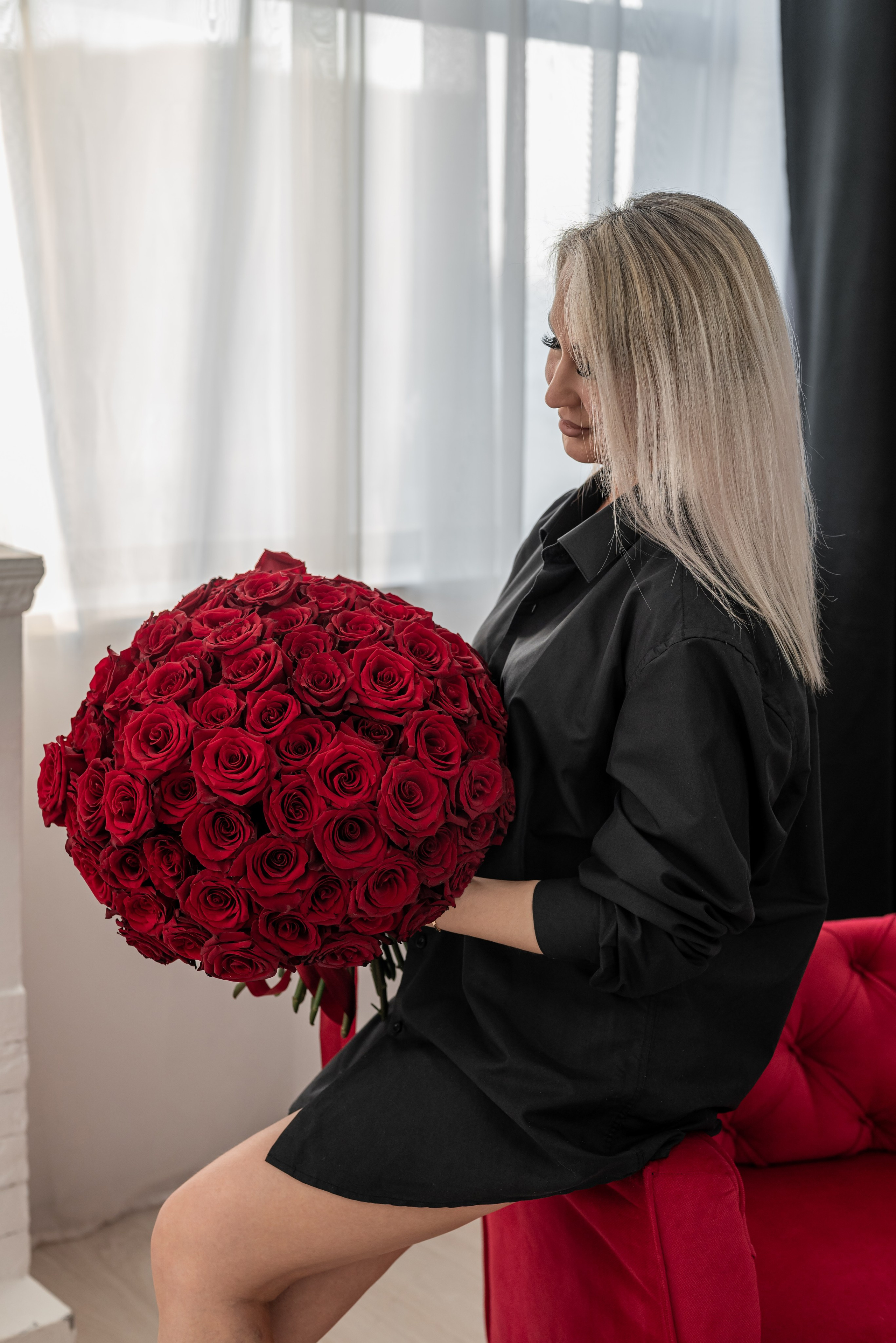 Фотопроект *101 красная роза* 2025 г. Фотограф в городе Салават