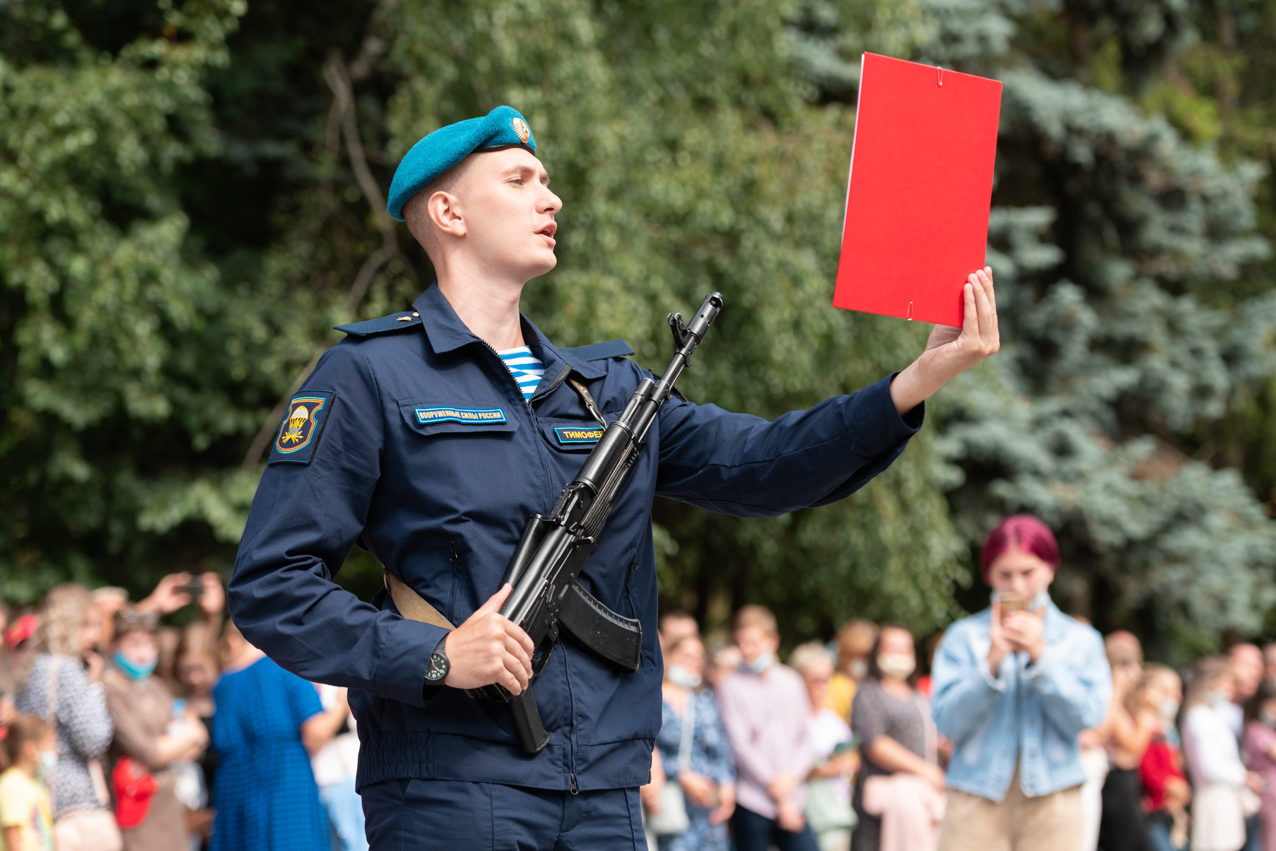 На присяге у курсантов военной кафедры ТулГУ. Фотограф и видеооператор в Туле | Даниил Рыбак