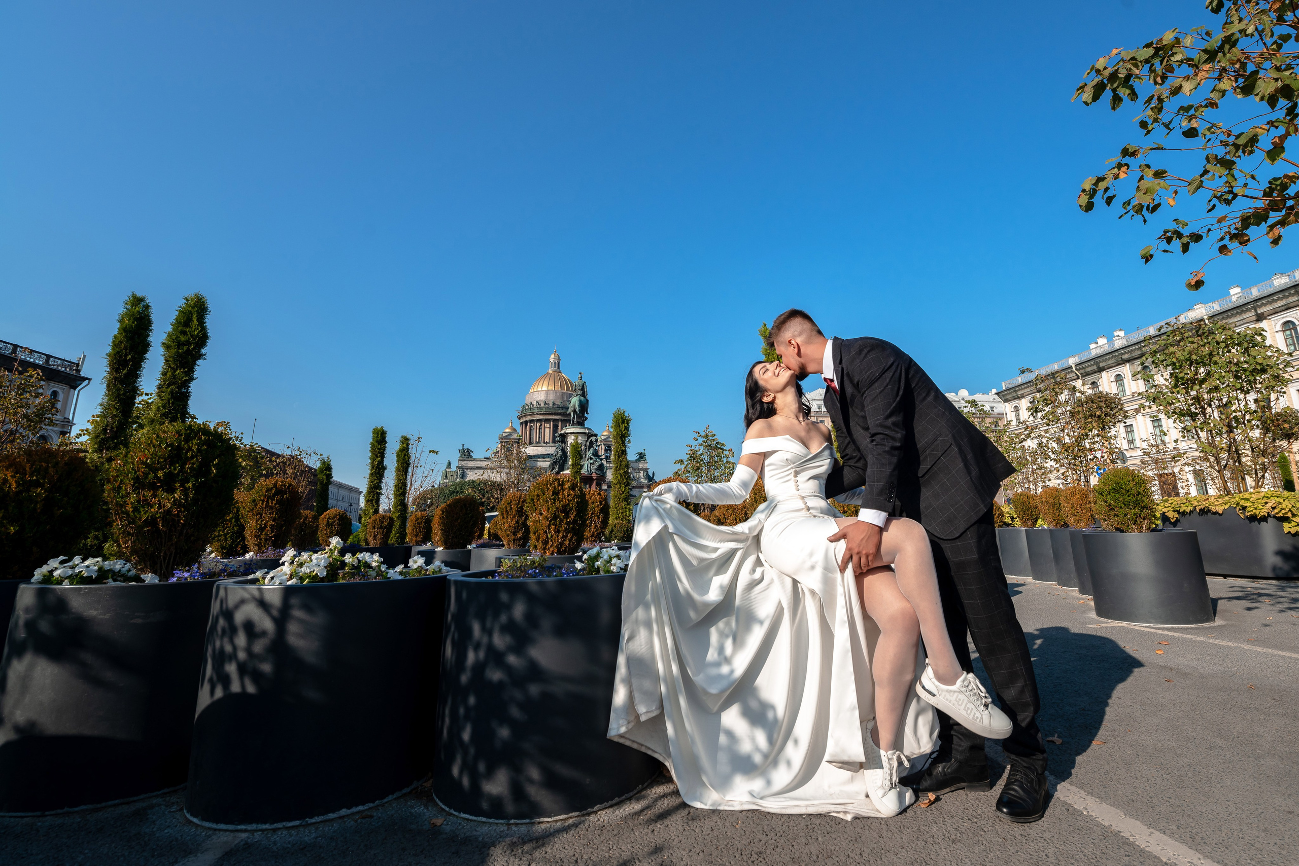 Камерная свадьба в Первом Дворце Бракосочетания №1 на Английской набережной Яны и Евгения. Портретный, семейный и свадебный фотограф в Санкт-Петербурге и в Пушкине Ширяев Денис