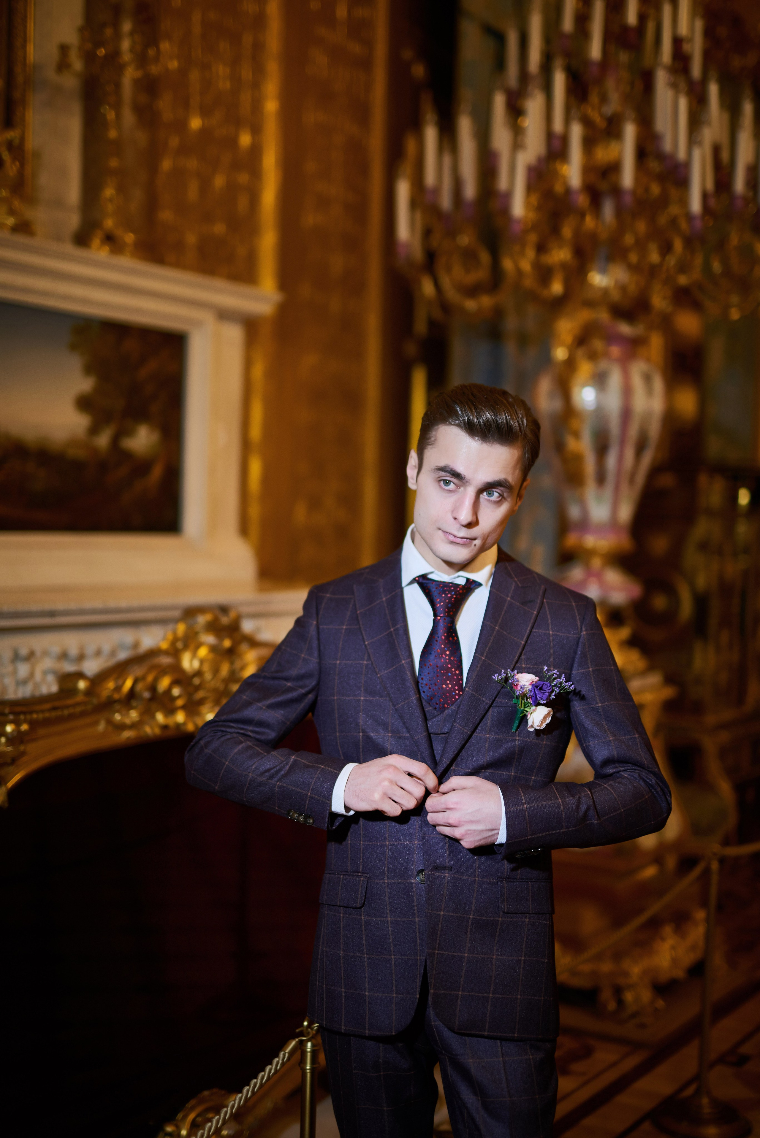 Илона и Андрей (фотосессия в ночном Эрмитаже). Портретный, семейный и свадебный фотограф в Санкт-Петербурге и в Пушкине Ширяев Денис