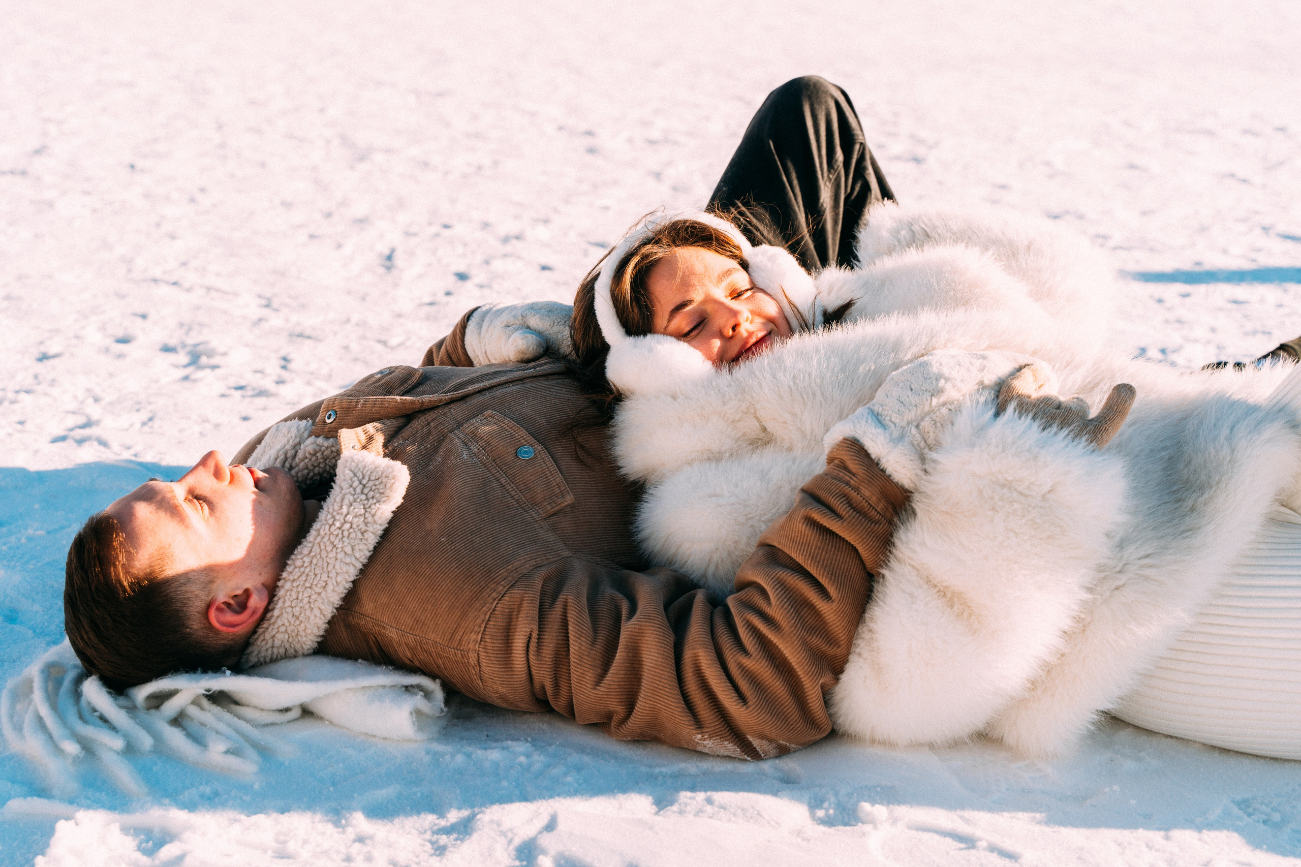 Лавстори на льду по рекам и каналам Санкт-Петербурга