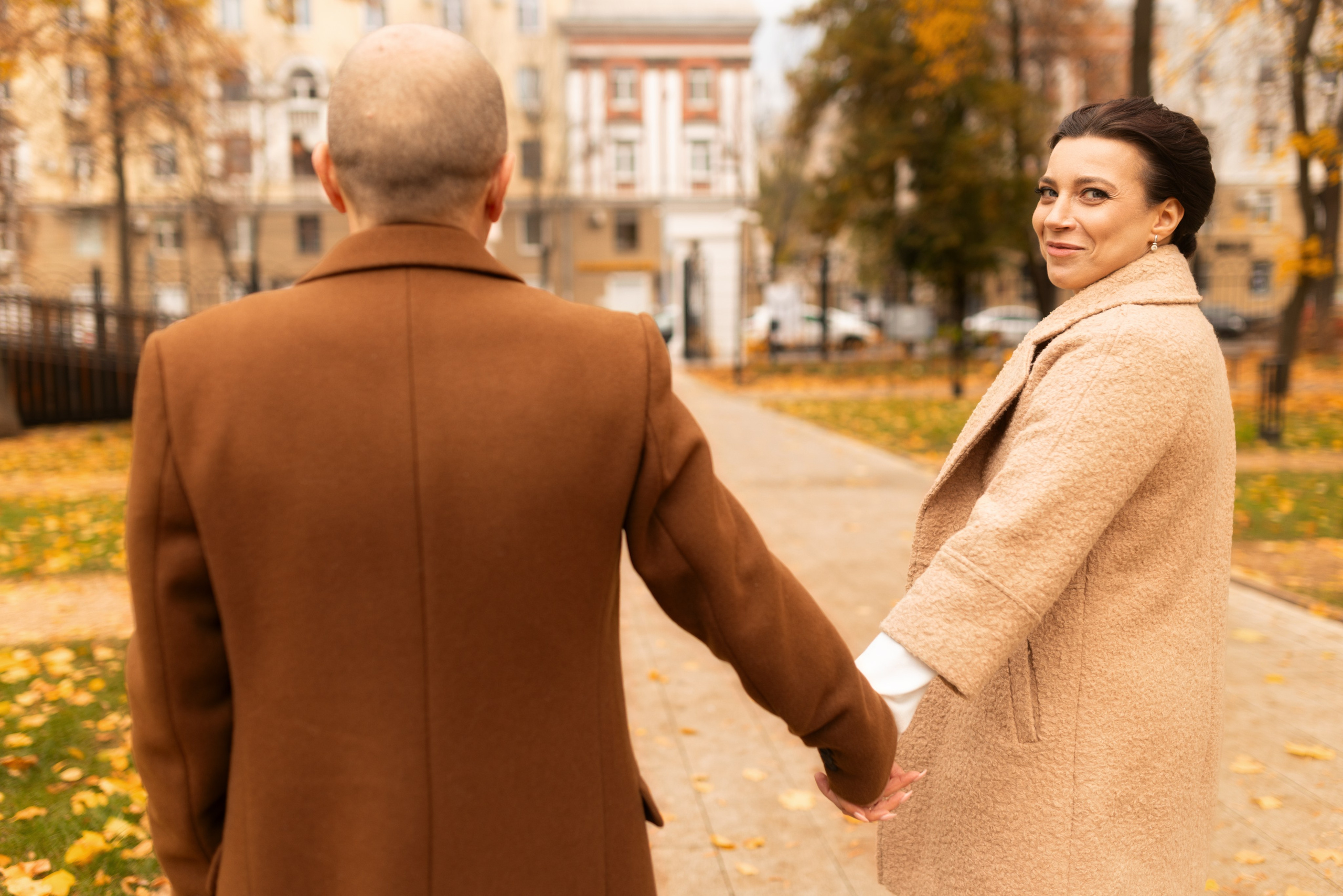 Алексей и Евгения. Свадебная прогулка в позднем октябре. Дмитрий Шульгин, портретный фотограф в Воронеже