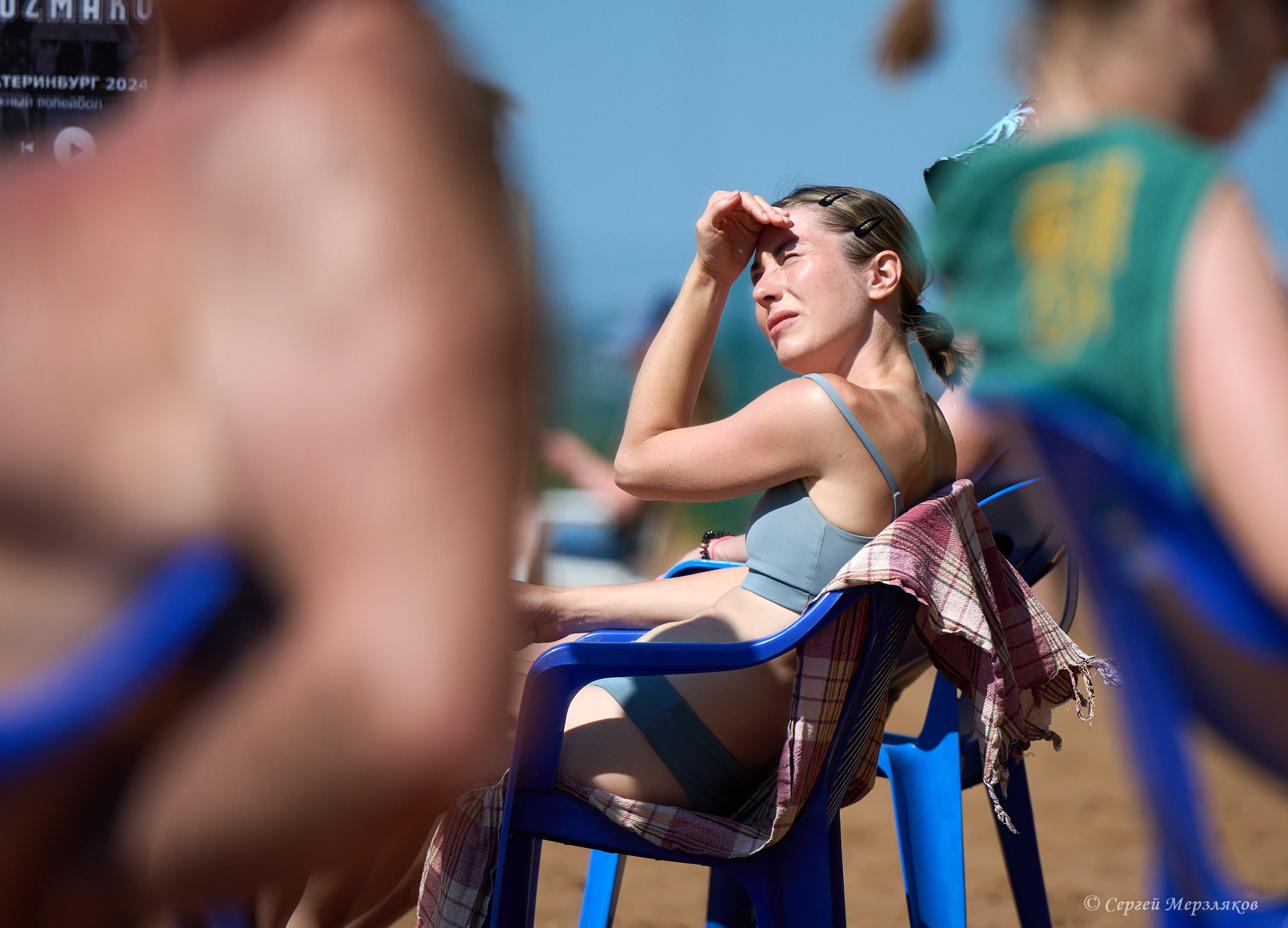 Пляжный волейбол. 1 этап Волейбольной Лиги Поволжья. Ижевск 09.06.2024. Спортивный репортажный фотограф в Ижевске Сергей Мерзляков
