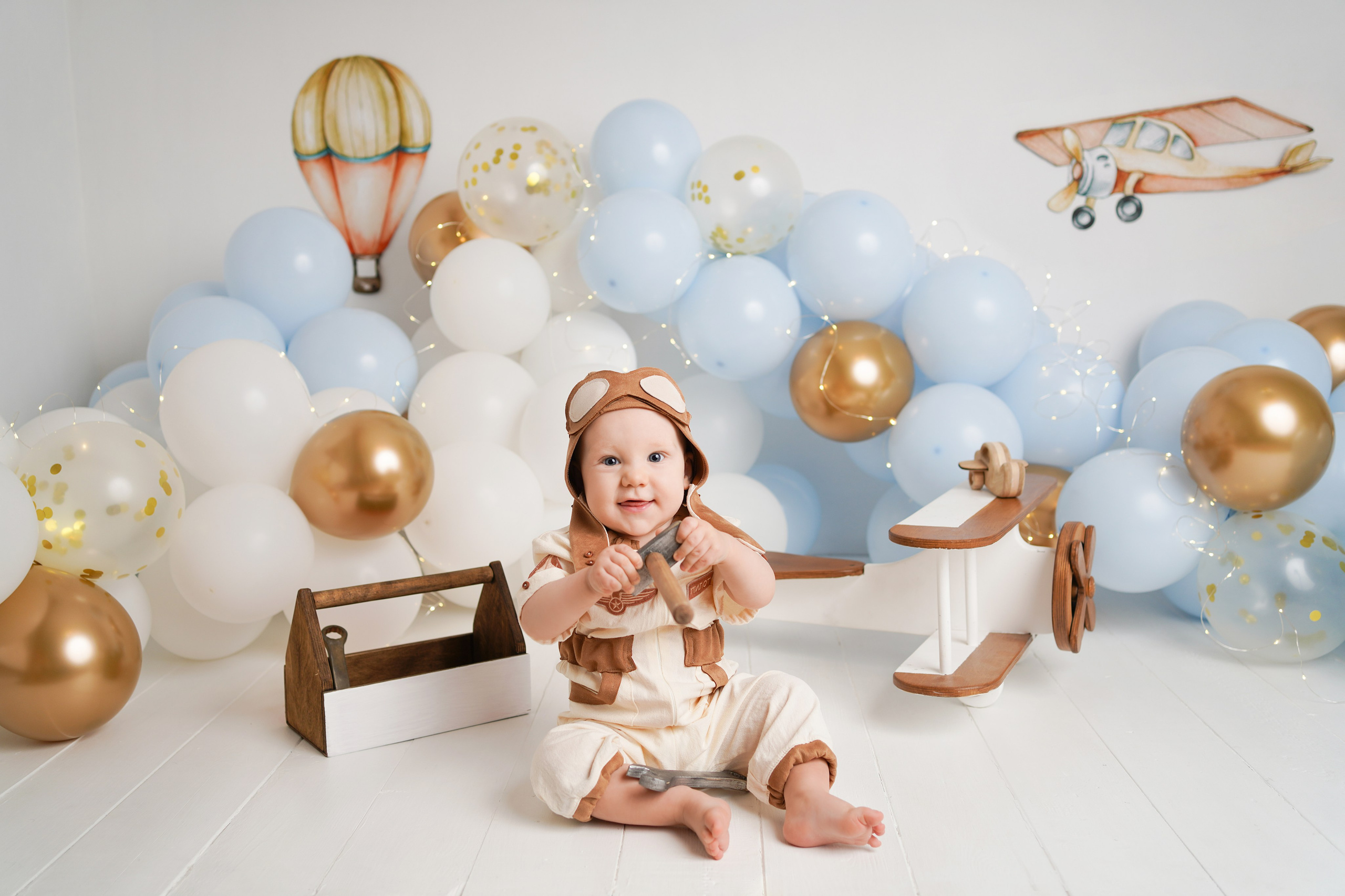 Детская фотосессия Первый год Богдана. Детский фотограф и фотограф новорожденных в Калининград Оксана Иваний