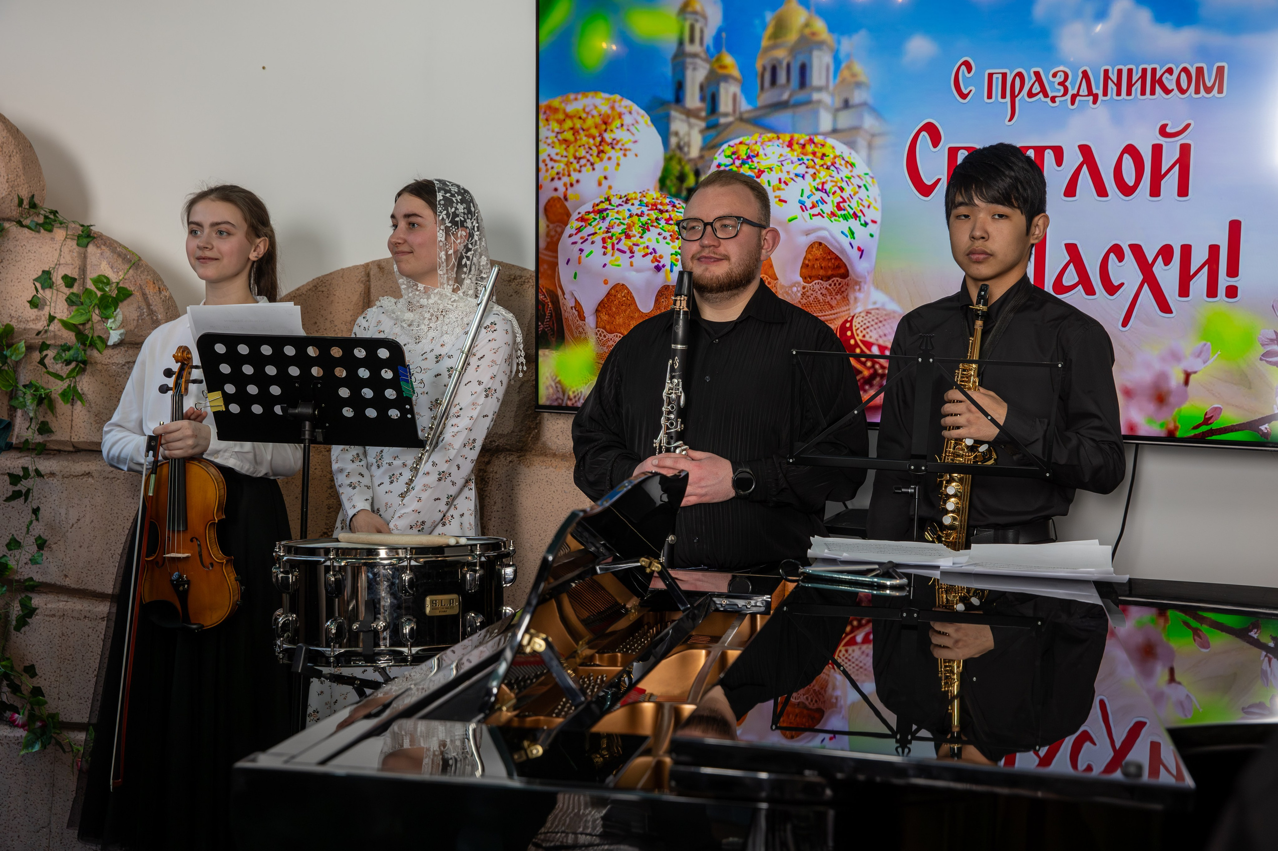 Пасхальный концерт Воскресная школа 2025. Фотограф Таинств Крещение и Венчания г. Магадан Власова Ульяна