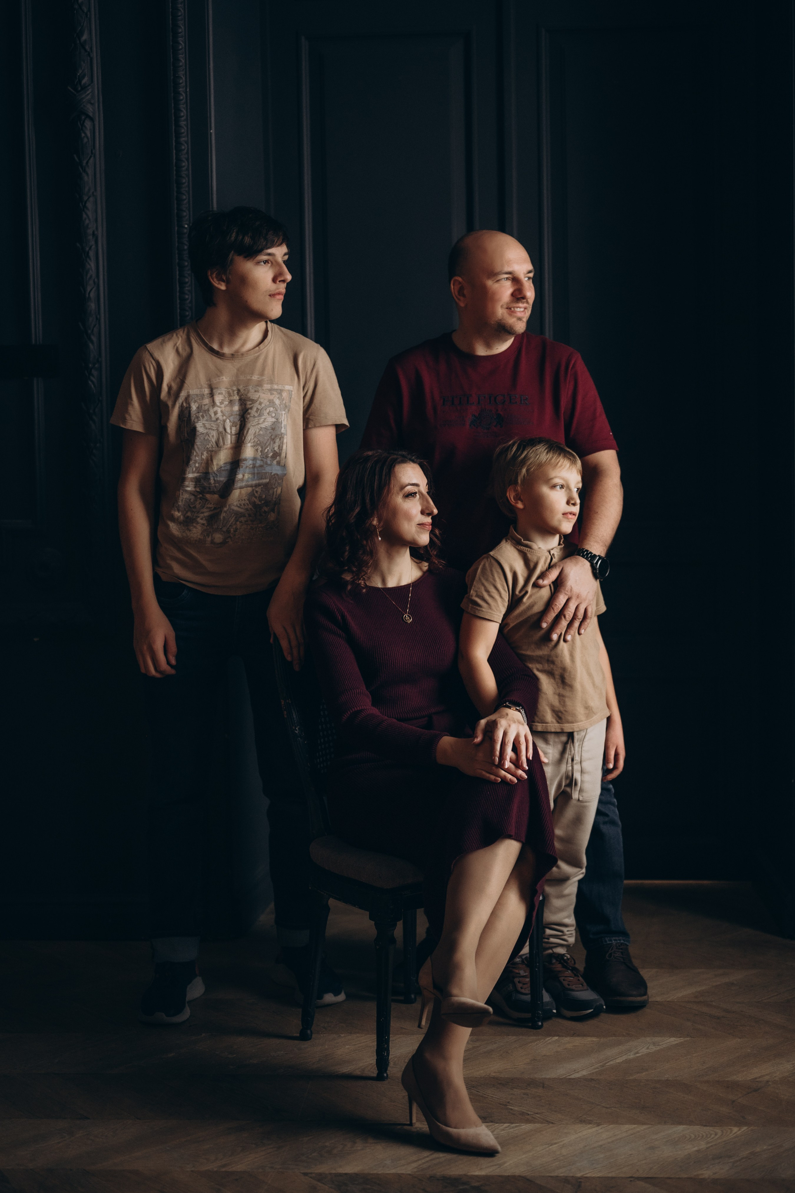 Василий, Наталия, Роман и Тихон. Фотограф Горбенко Анна