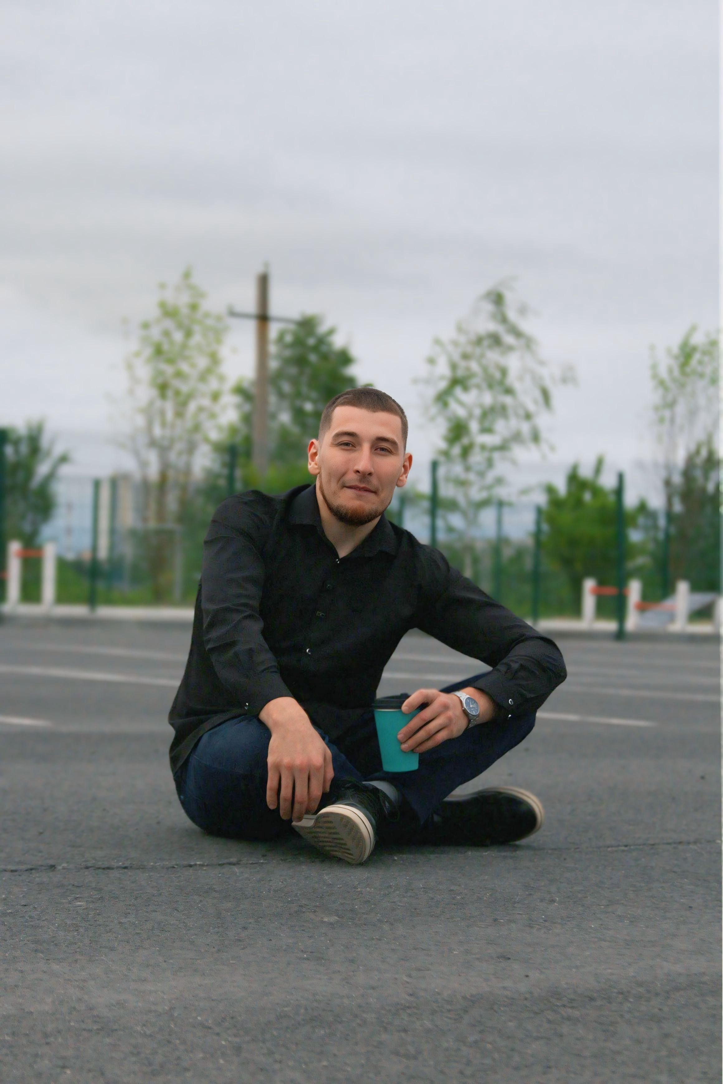 Мужская съемка на улице