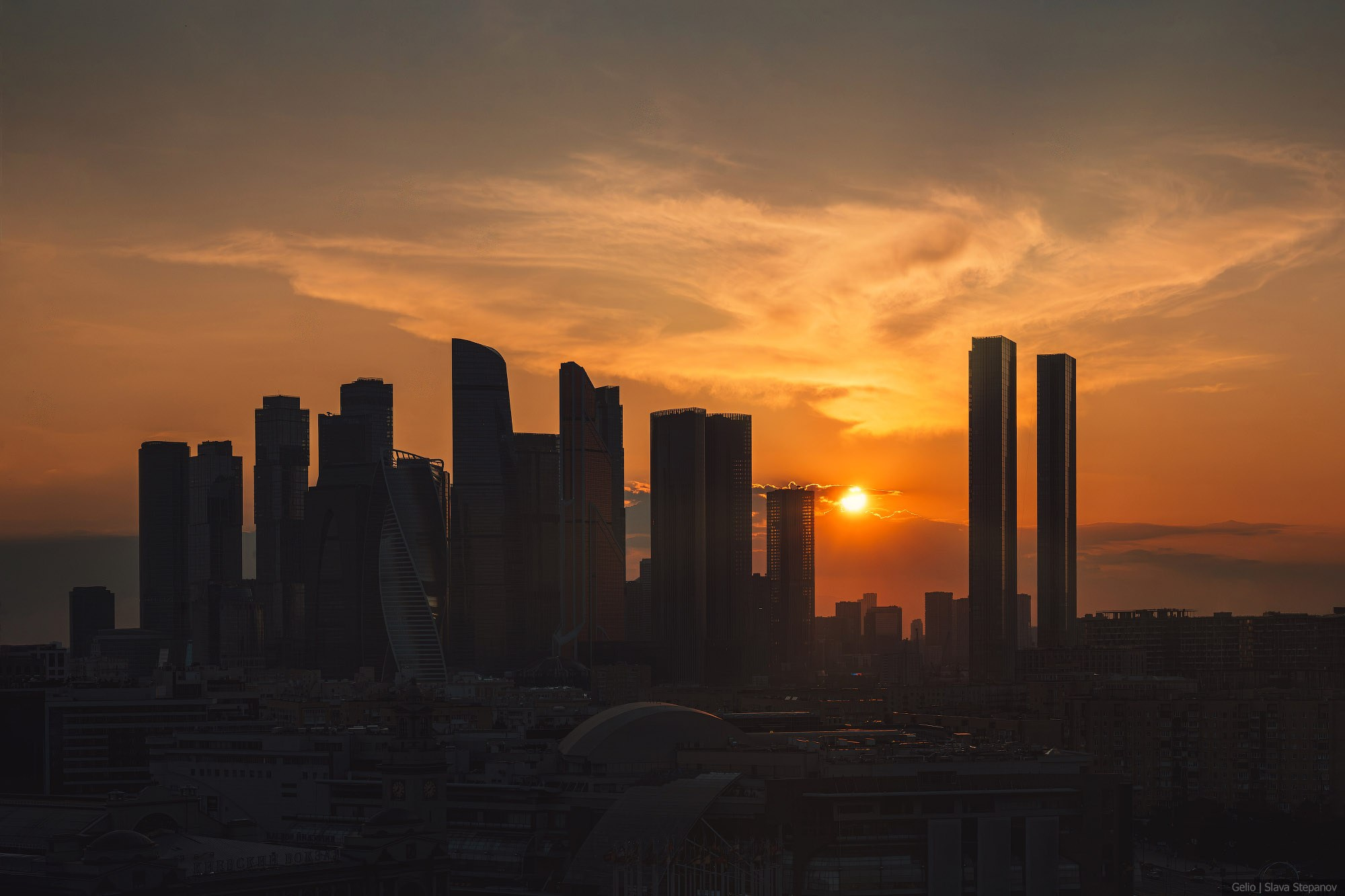 Силуэт Москва-Сити