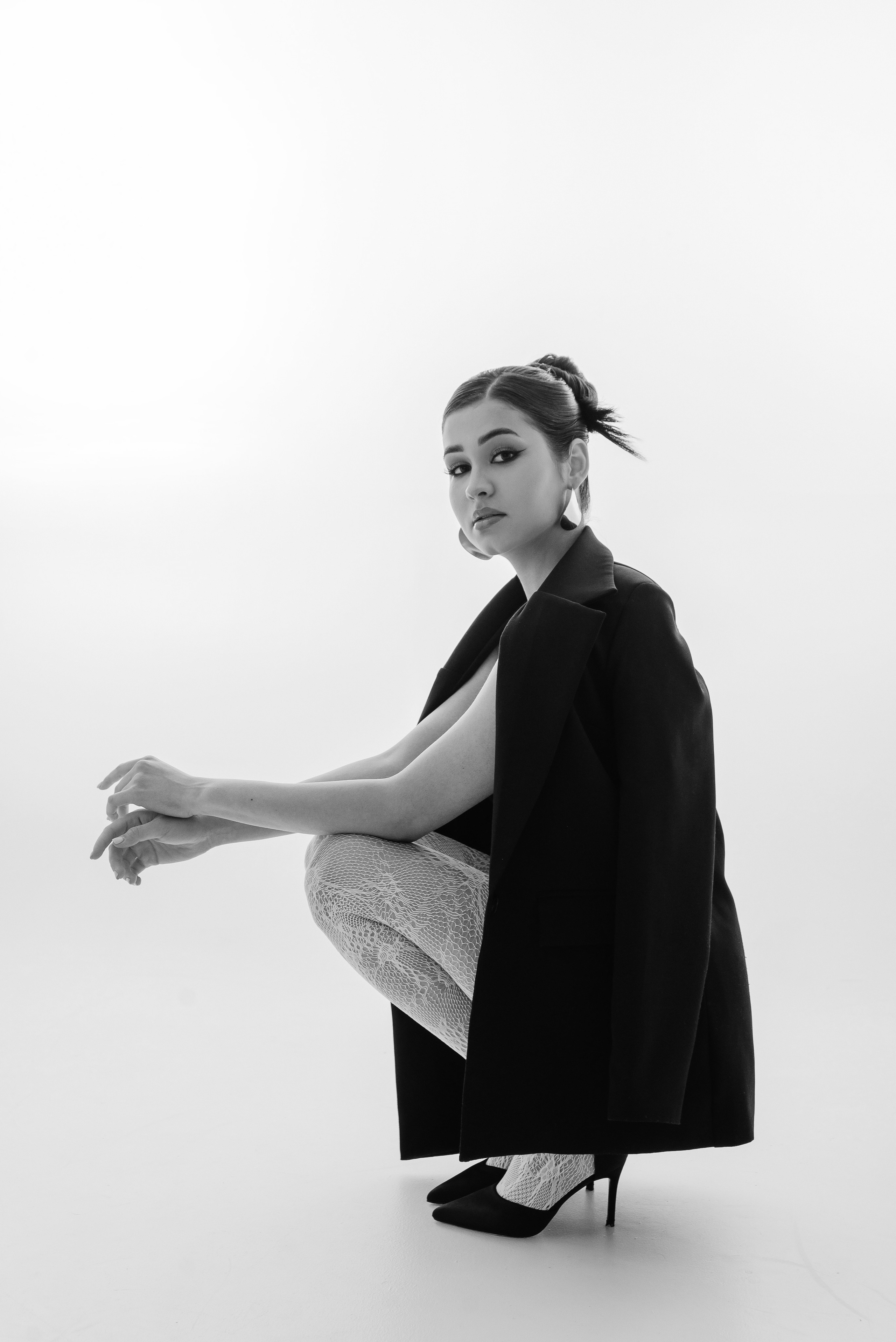 В студии. Асель Мурзина фотограф Казань