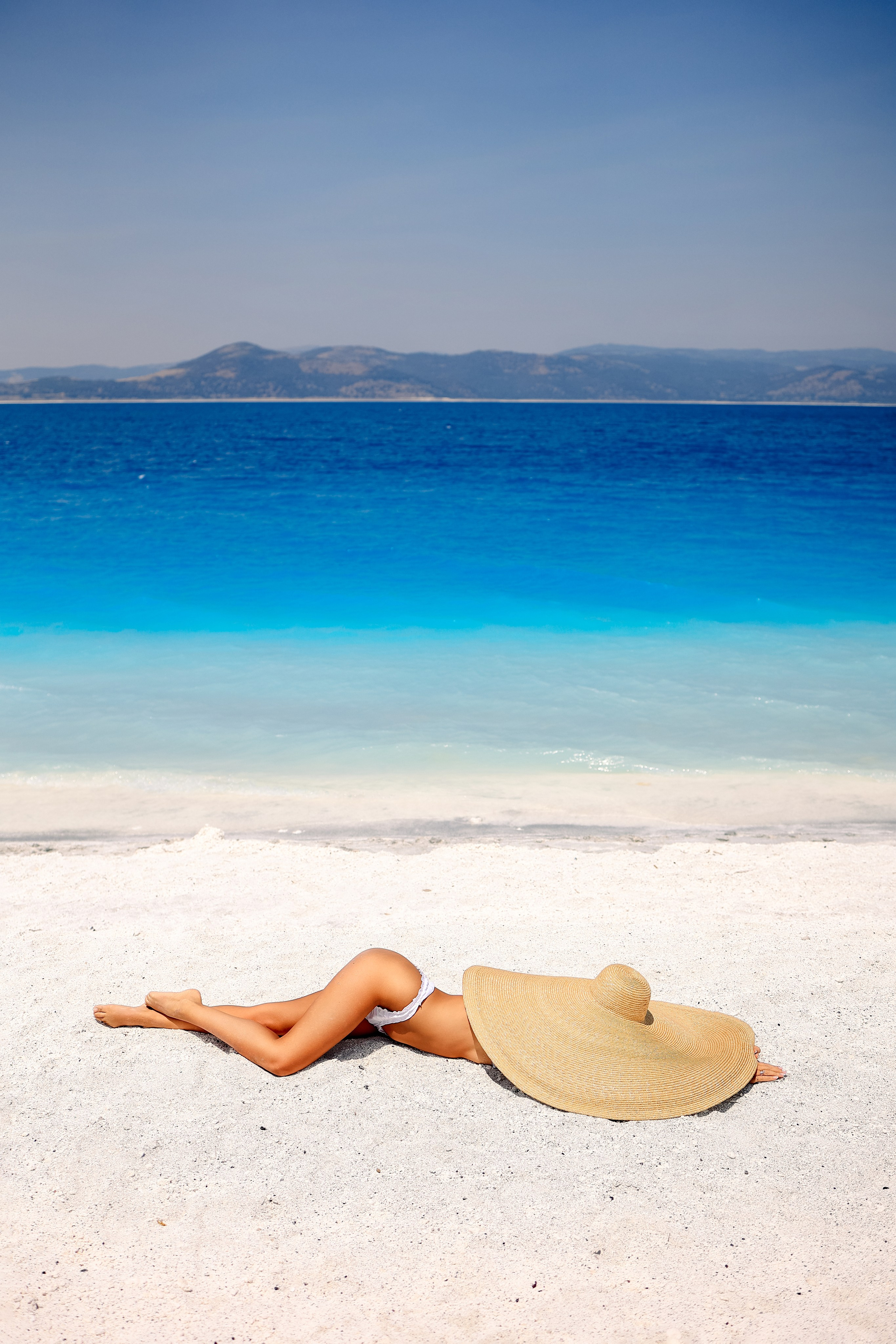 Photoshooting on Salda lake