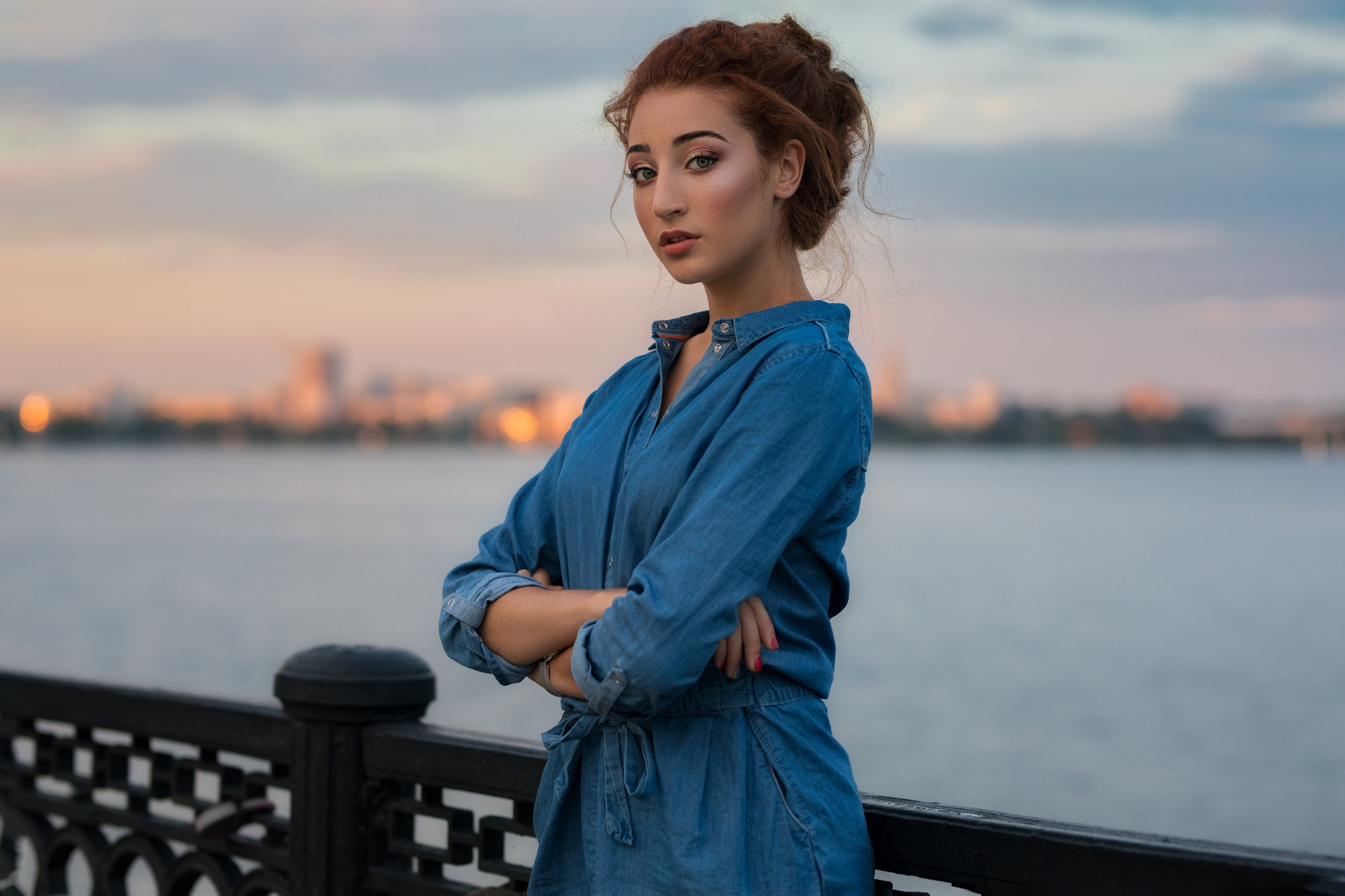 Фотосеъмка с Анастасией на Адмиралтейской площади Воронежа для «себя»