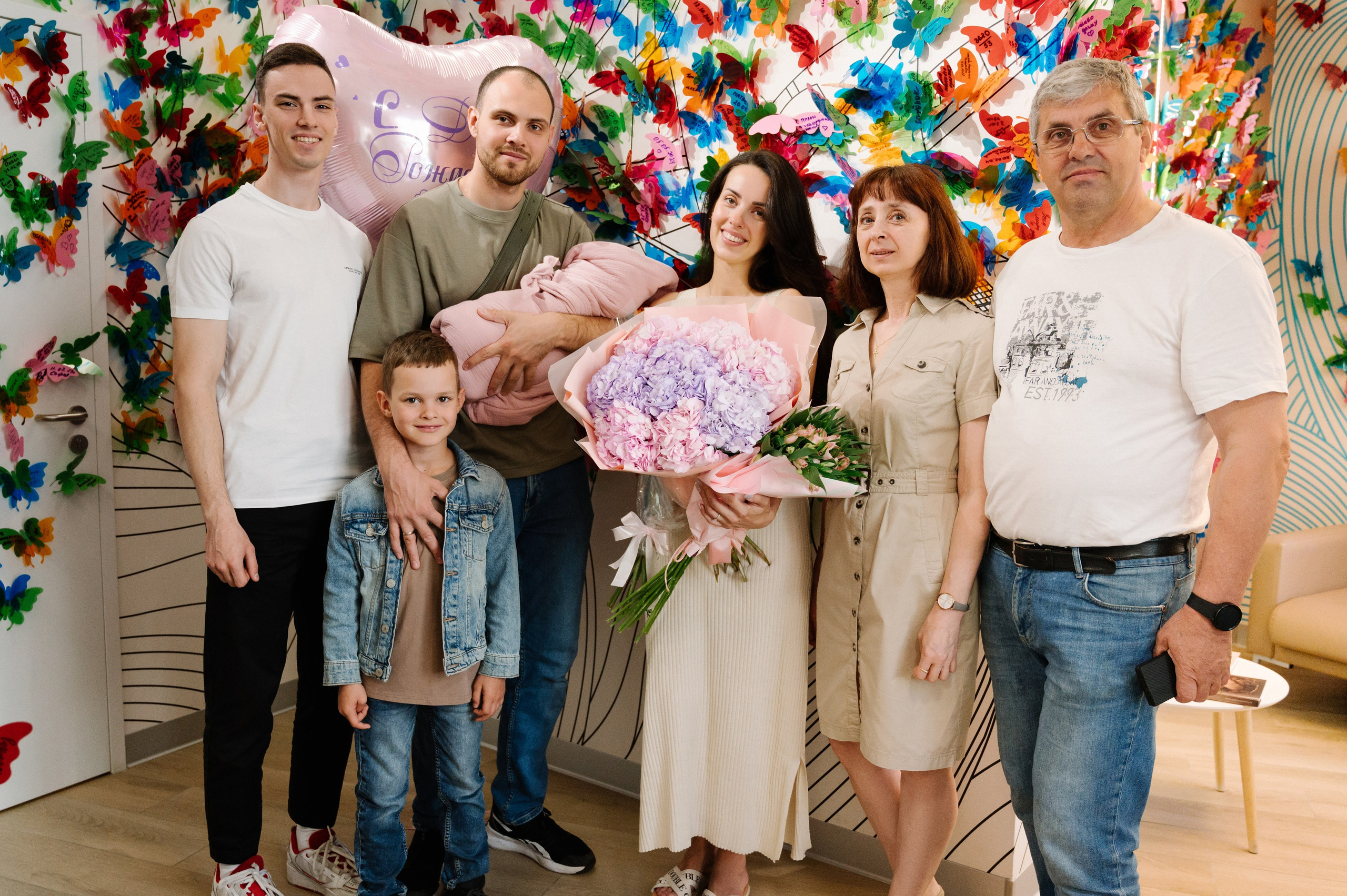 Выписка Верочки. Фотограф на роды СПБ Юлия Герасимова