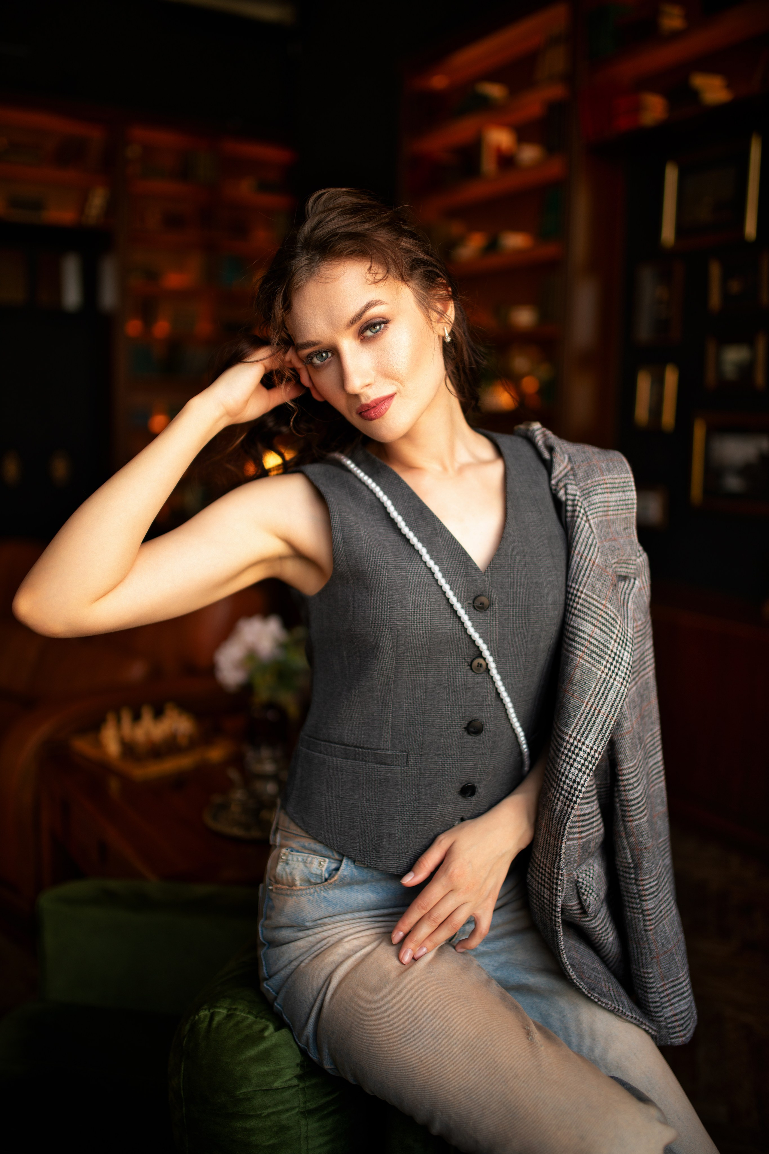 Фотосет с Анастасией в интерьере в формате «Я красивая». Дмитрий Шульгин, портретный фотограф в Воронеже