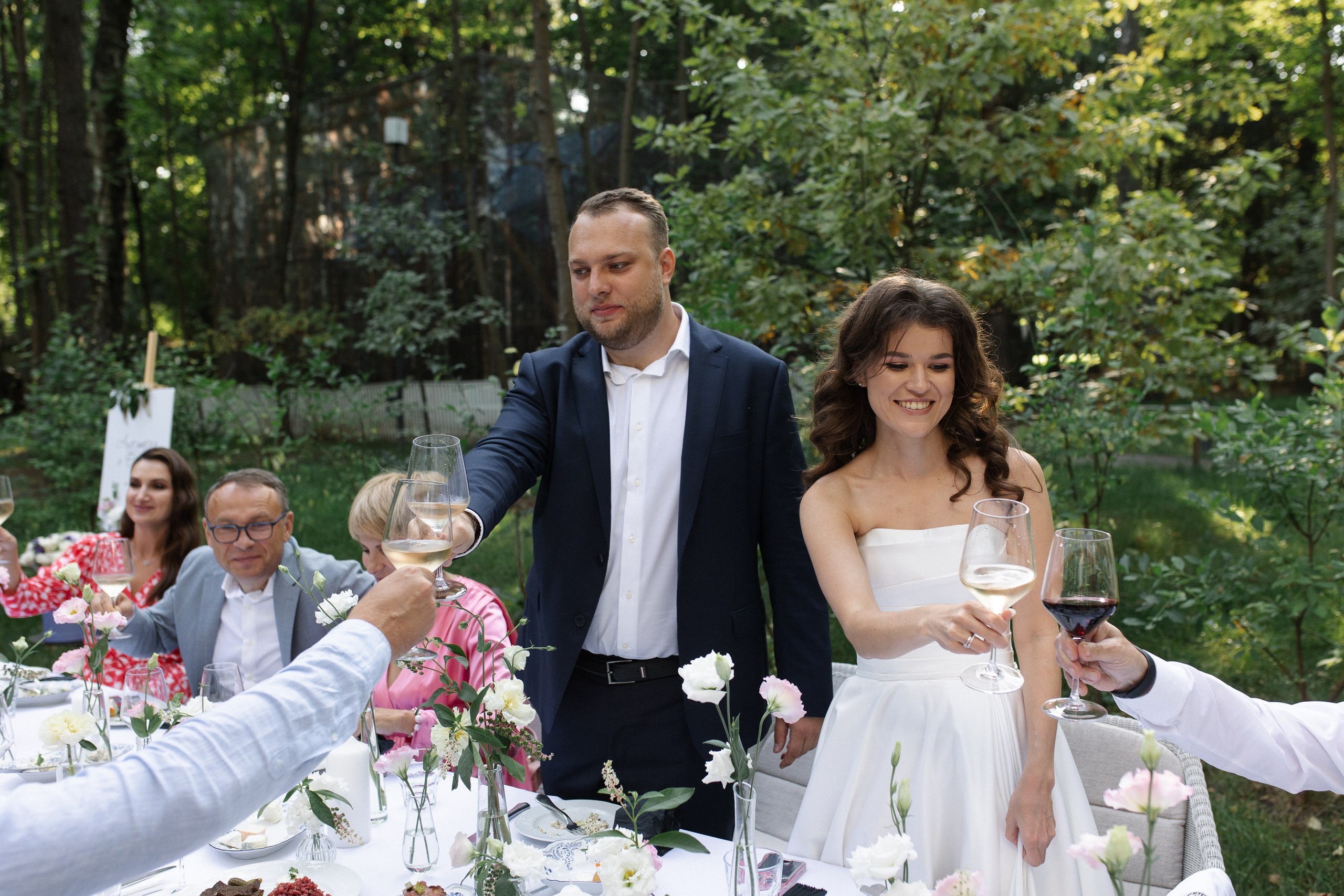 Регистрация в Гостином дворе, ужин в ресторане Библиотека в Переделкино. Свадебный фотограф в Москве Мария Крош