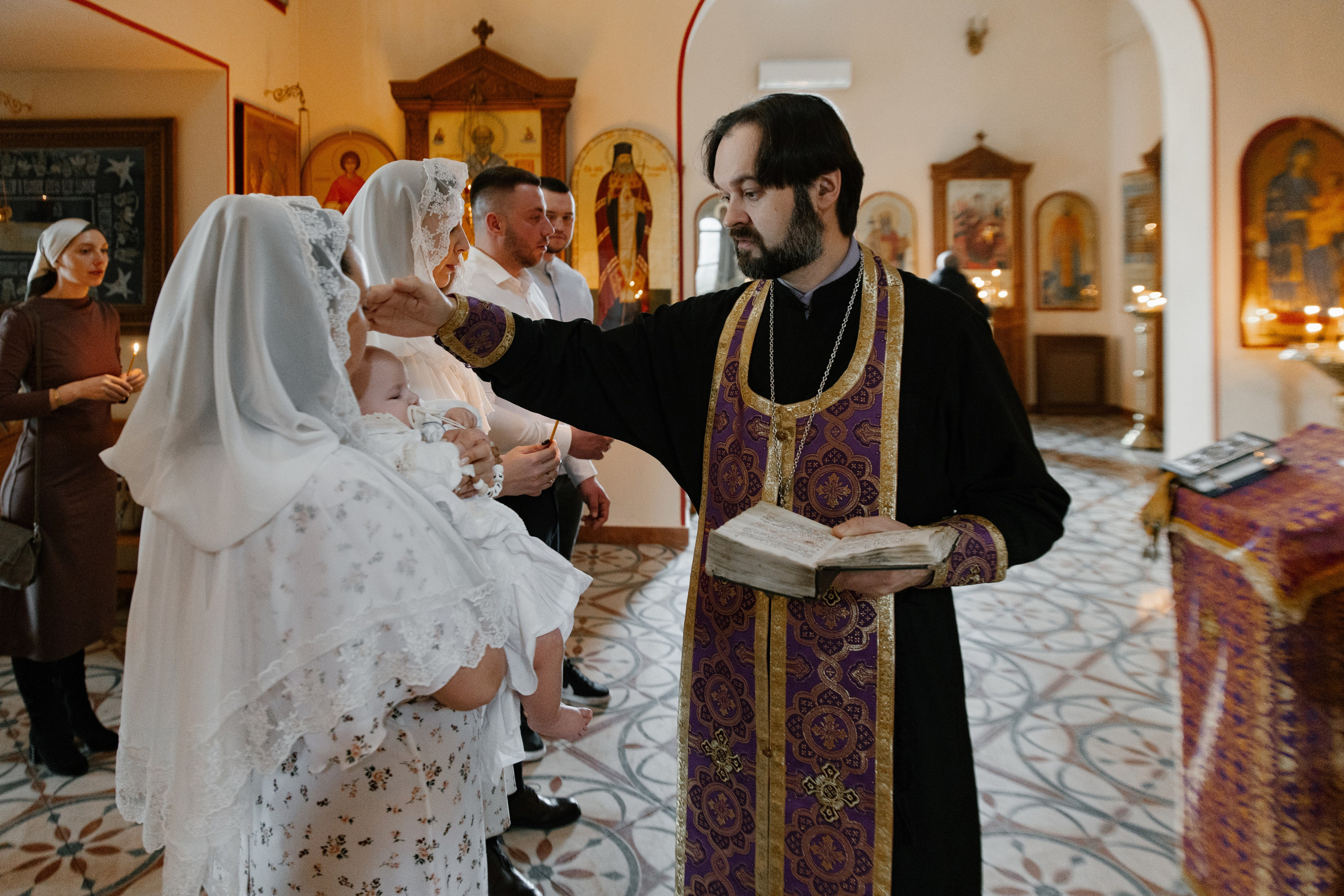 Крещение Марка. Свадебный и семейный фотограф в Таганроге и Ростове Руднева Анастасия