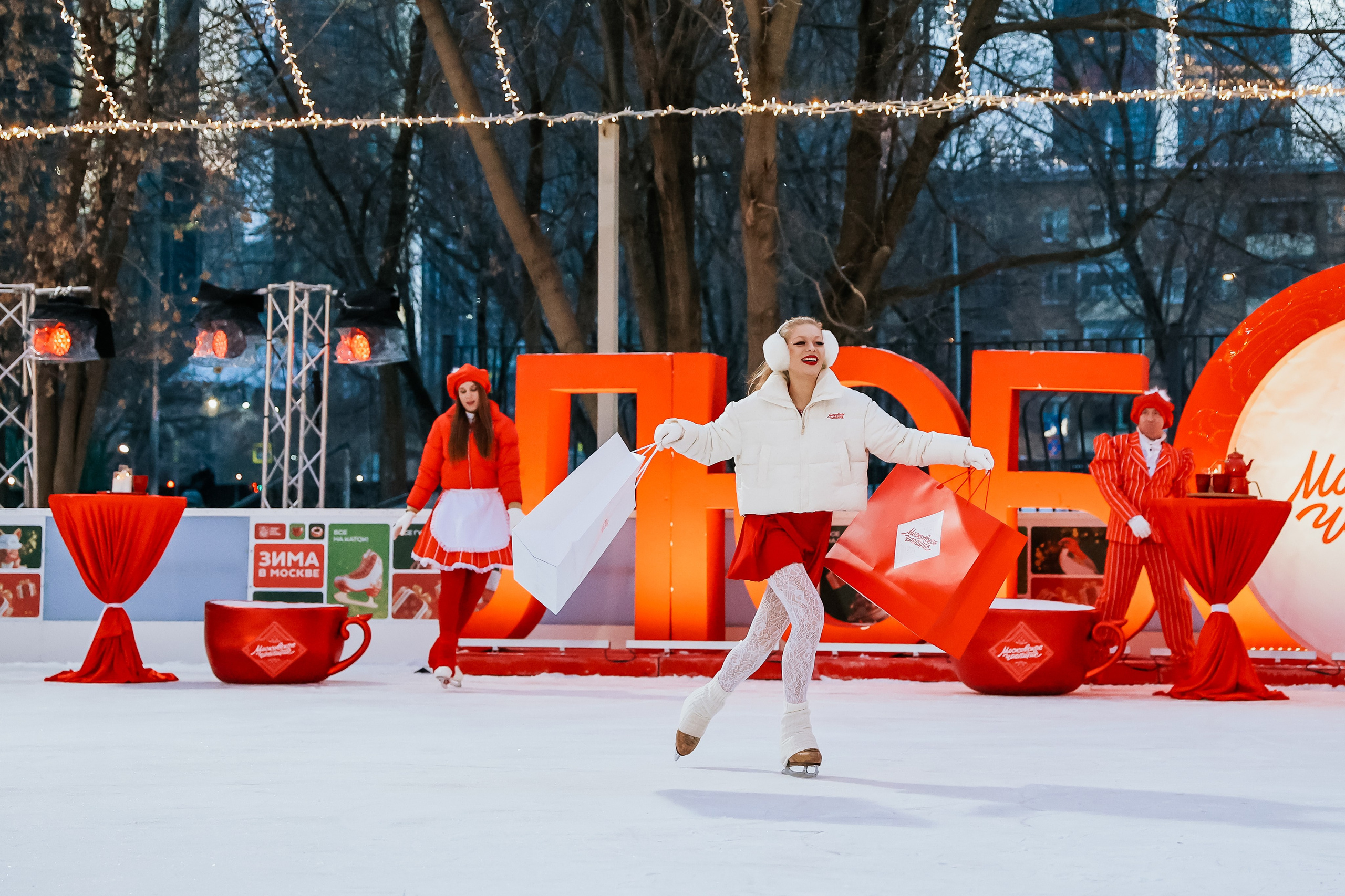 Ледовое шоу Сити каток Московское Чаепитие. Фотограф и видеограф Анна Домашенко