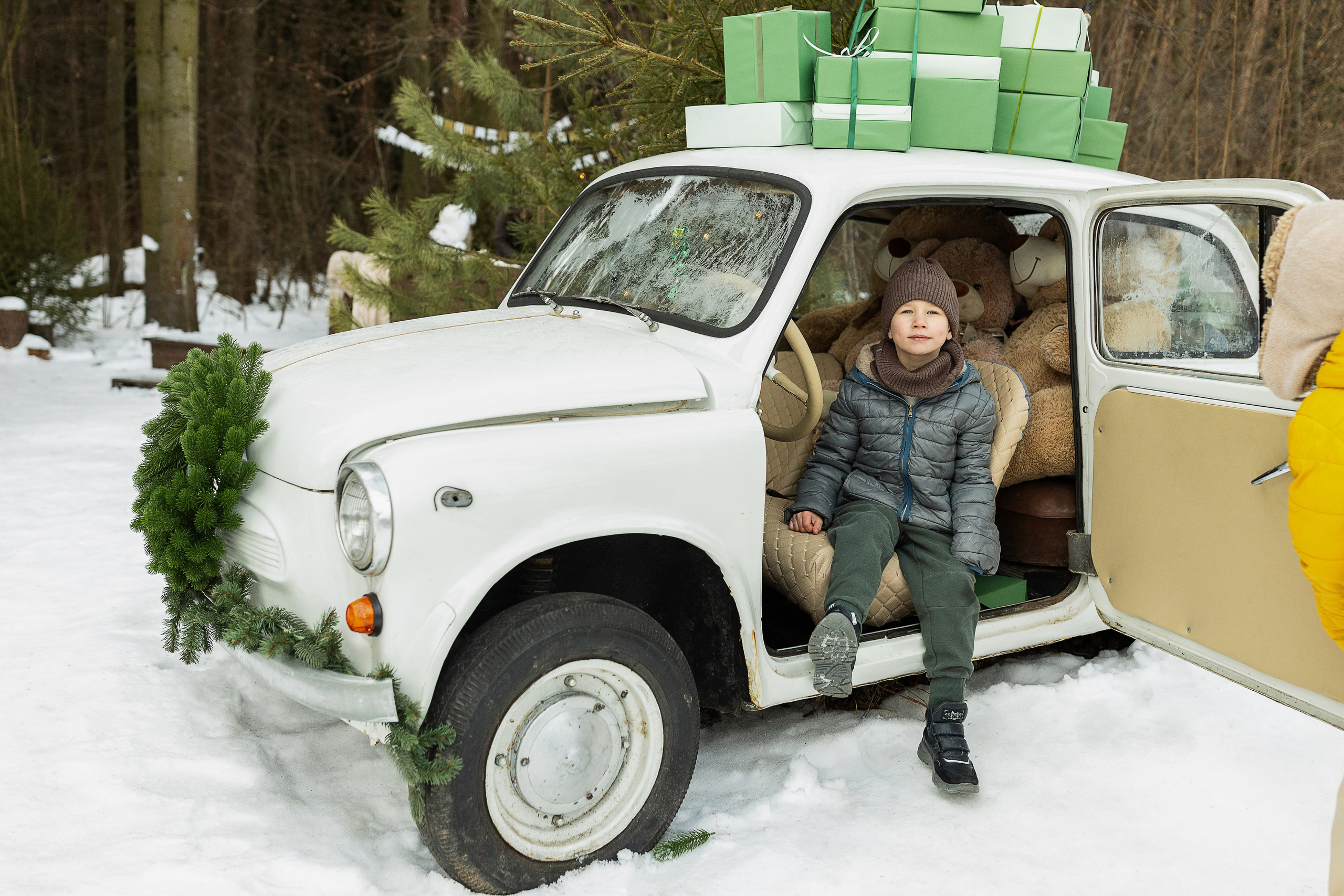 Зима в Кантри Хаус (загородная локация). Семейный и детский фотограф в Москве Олеся Маркина