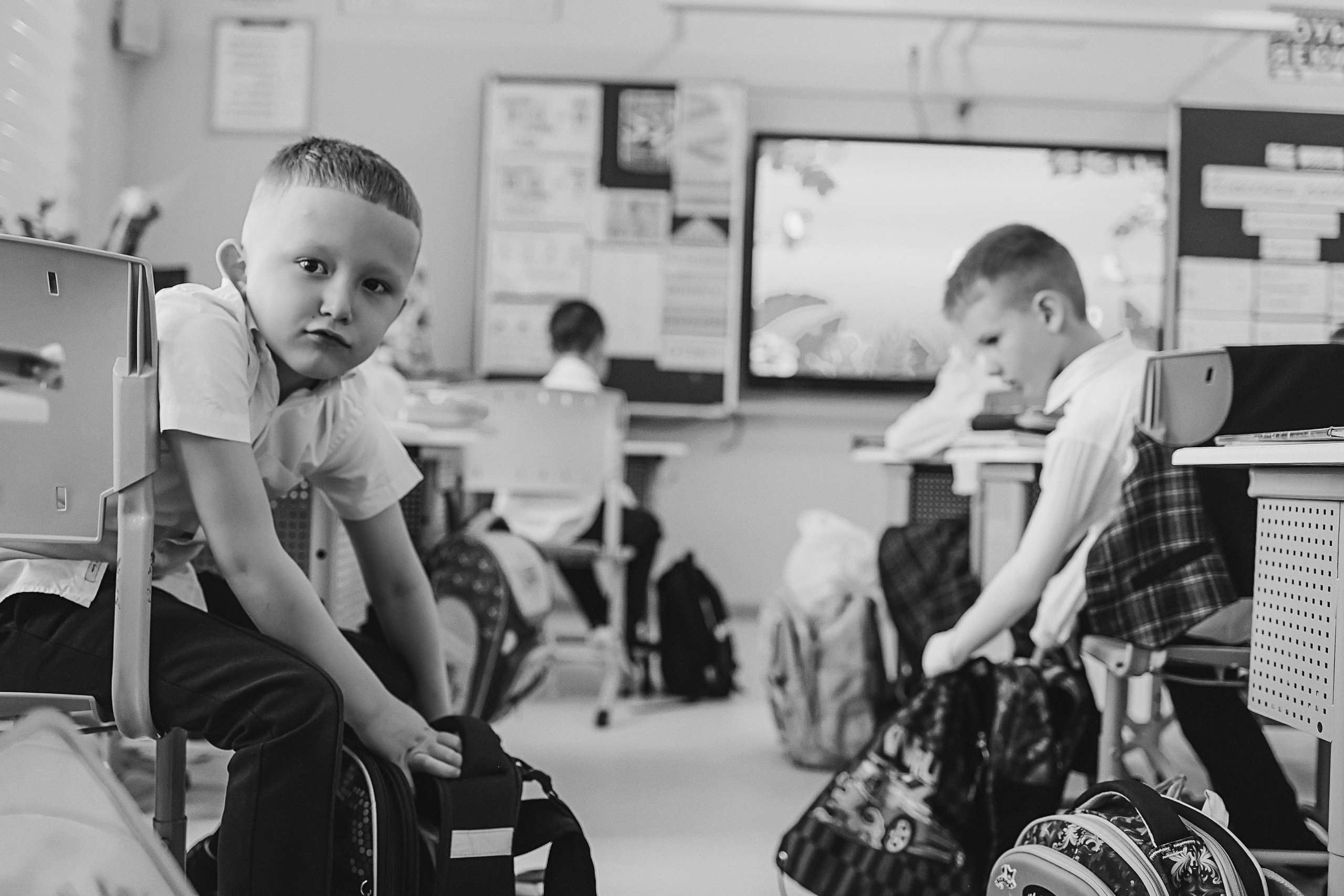 Один день в школе 1 класс. Семейный фотограф Тюмень, фотограф на роды Салмина Мария