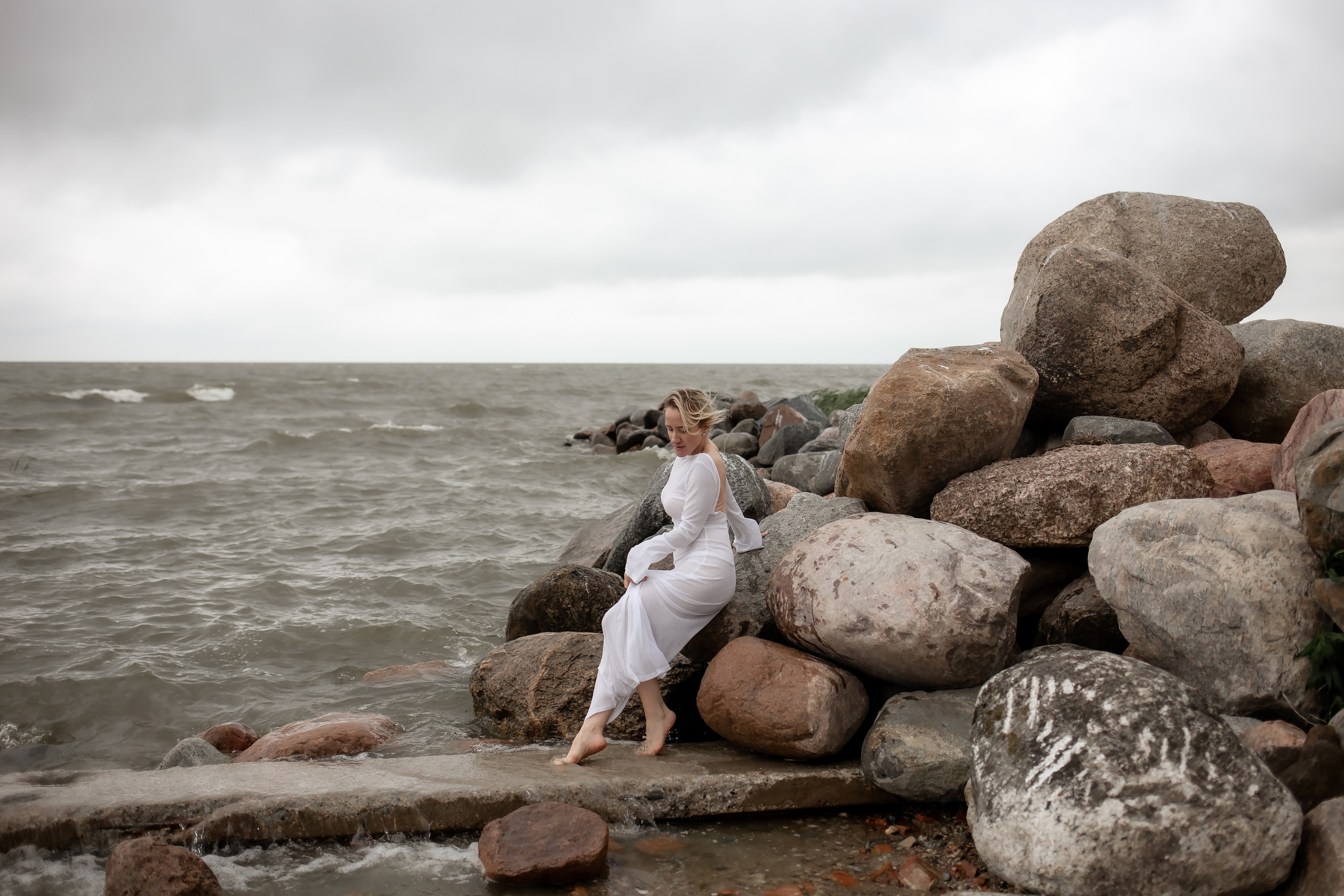Катя. Маяк в Заливино. Фотограф в Калининграде Решетникова Алина