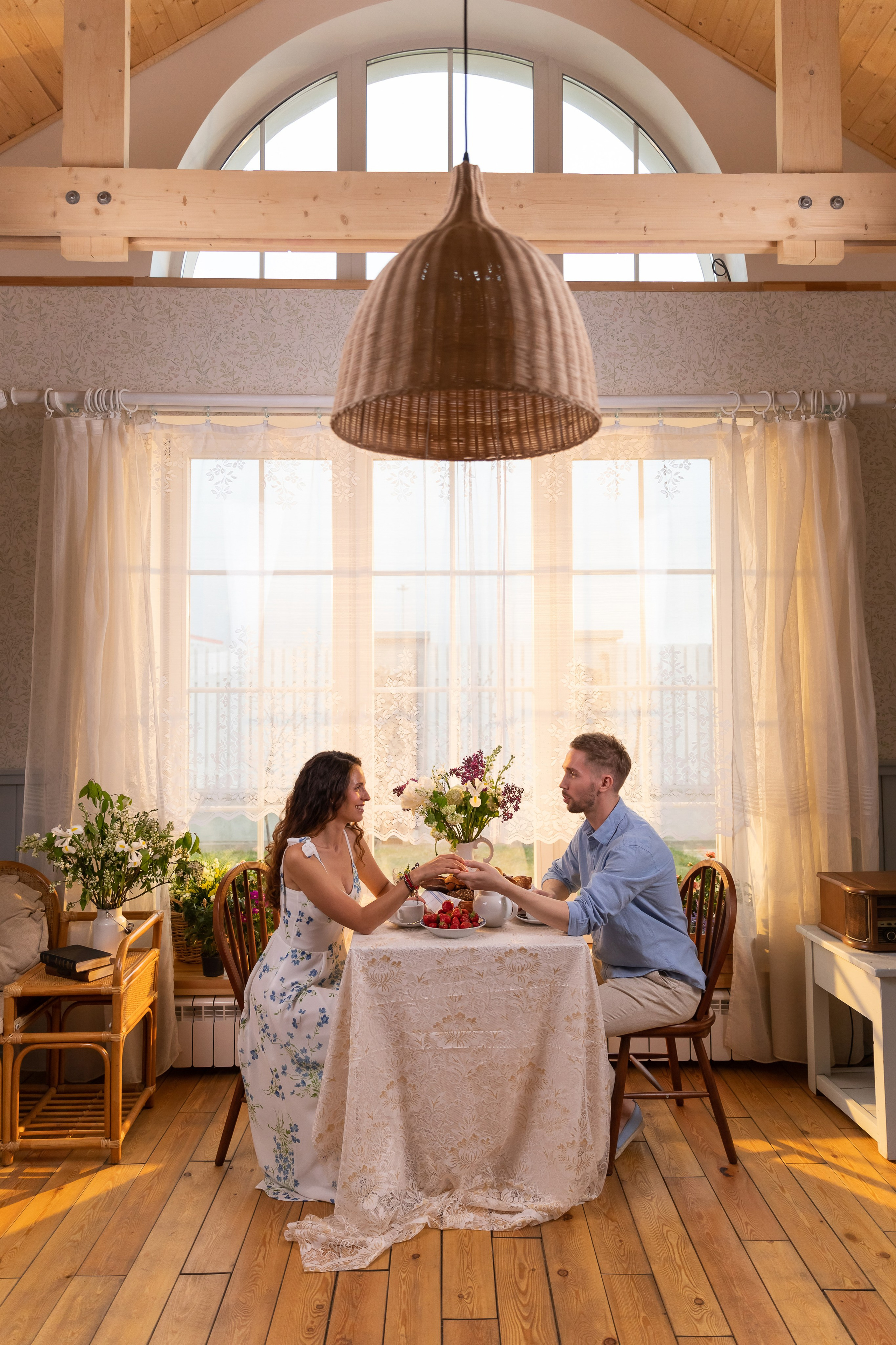 Съемка для проекта: Театрализованный ужин «Один летний день» в отеле Wawelberg. NesterovaMaria.ru