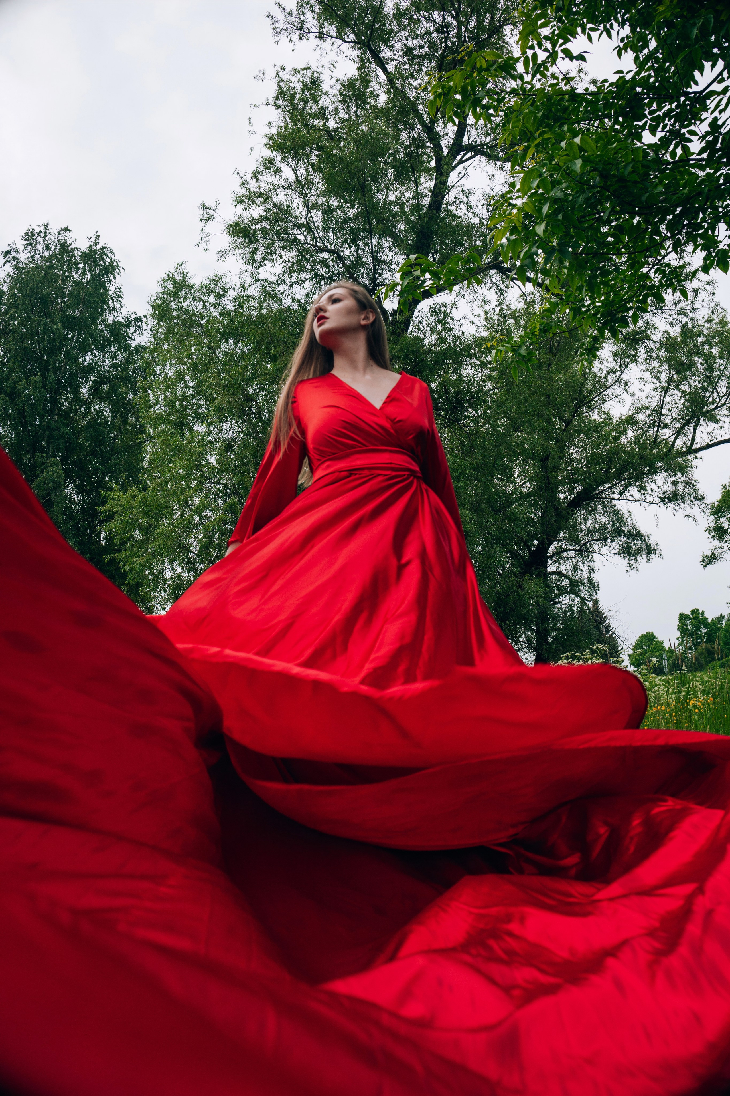 Красное платье. Фотограф Александра Кузуб Санкт-Петербург